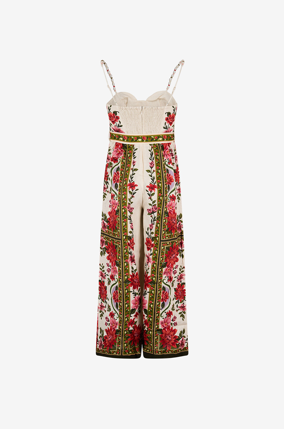 FARM RIO Wonder Rio strappy linen blend jumpsuit Women MULTI COLOURED 2