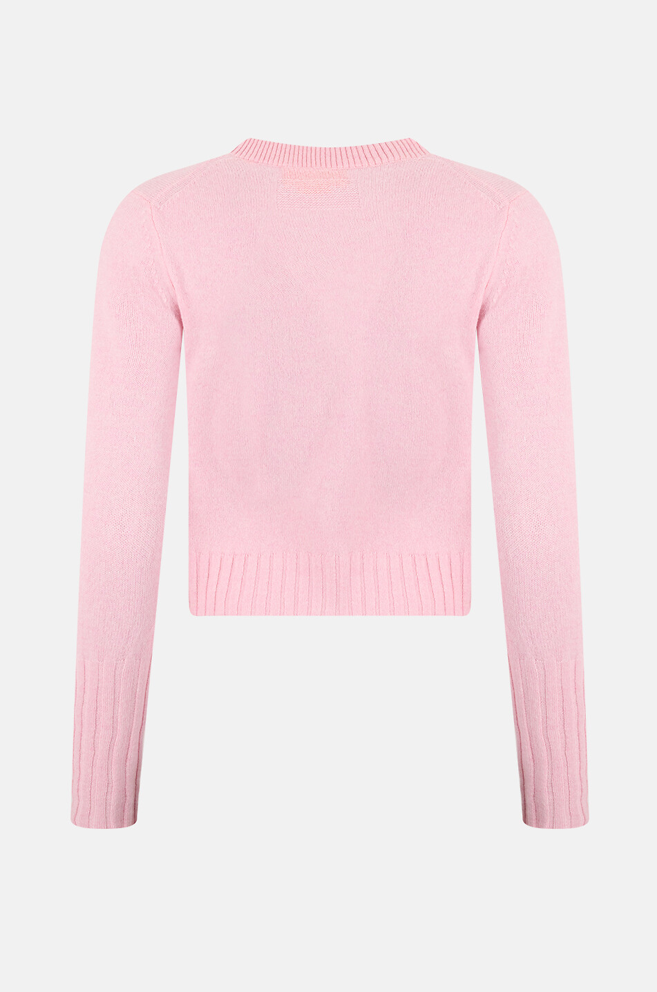 GUEST IN RESIDENCE Shrunken cropped cashmere crewneck jumper Women PINK 2