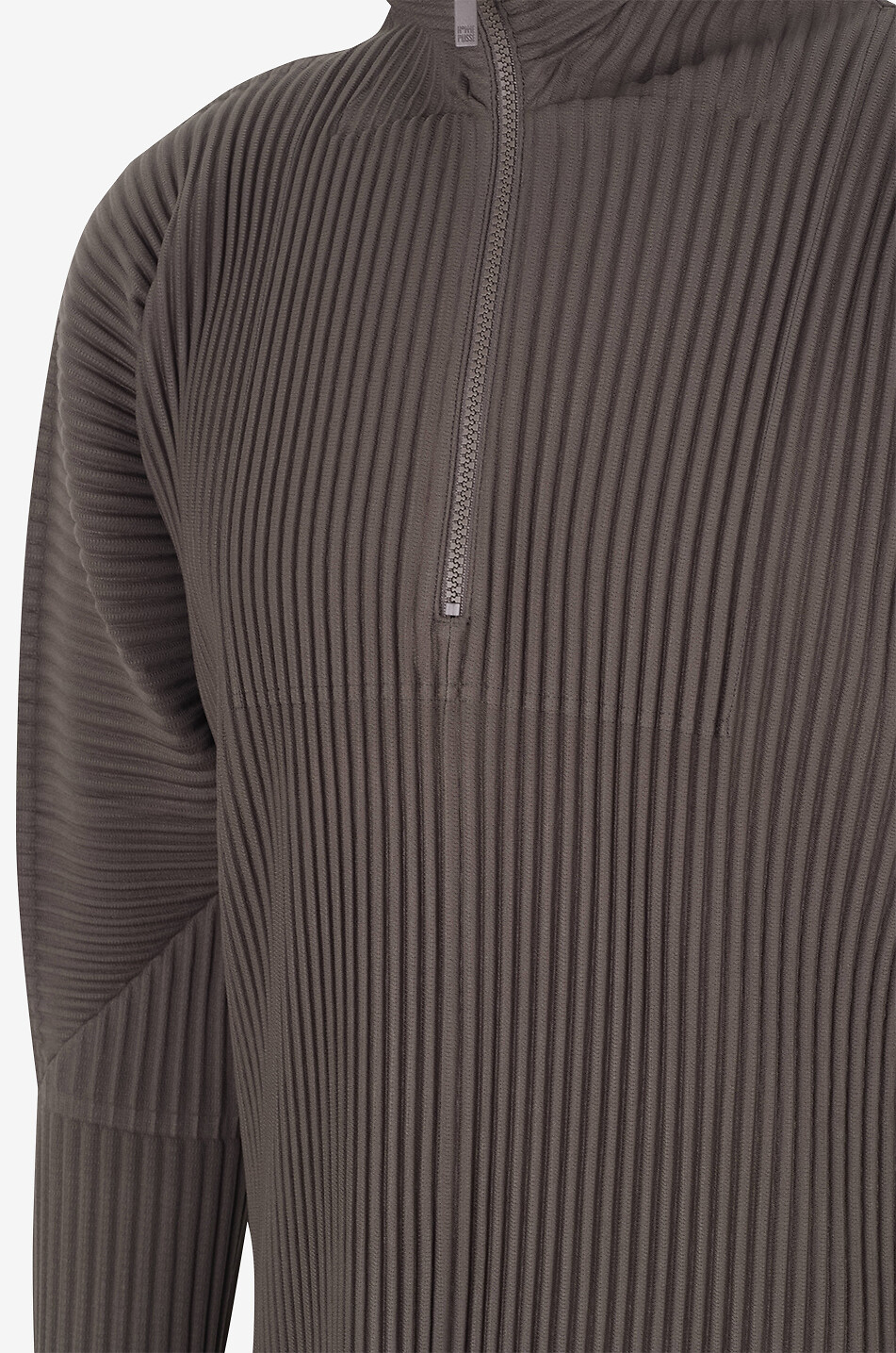 HOMME PLISSÉ ISSEY MIYAKE Troyer-Top aus Plissee-Jersey Monthly Colors: November Herren GRAU 3