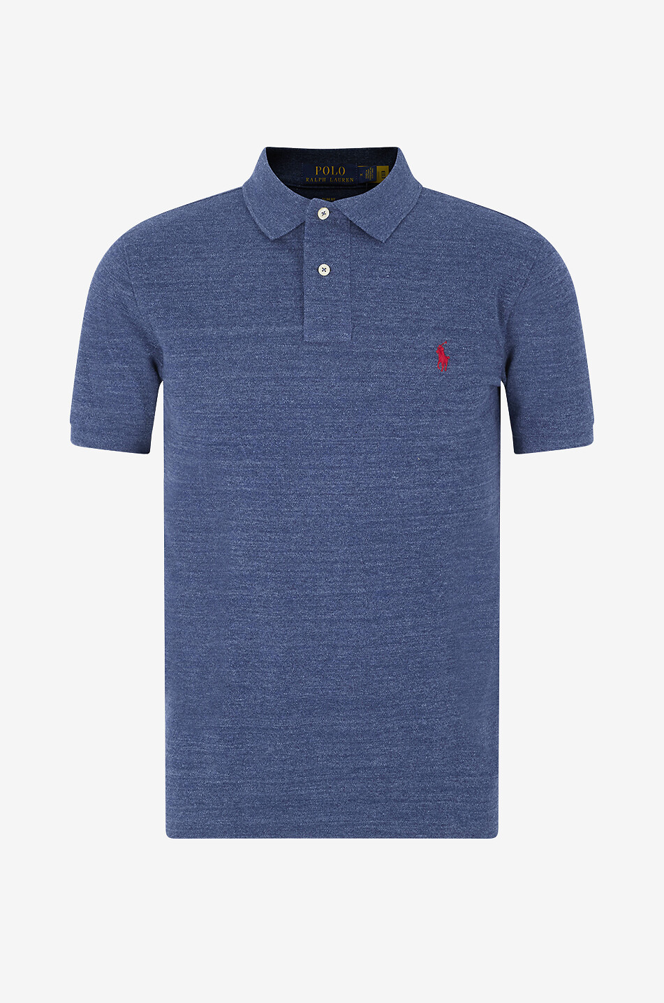 POLO RALPH LAUREN Polo à manches courtes en maille brodé Homme BLEU 1