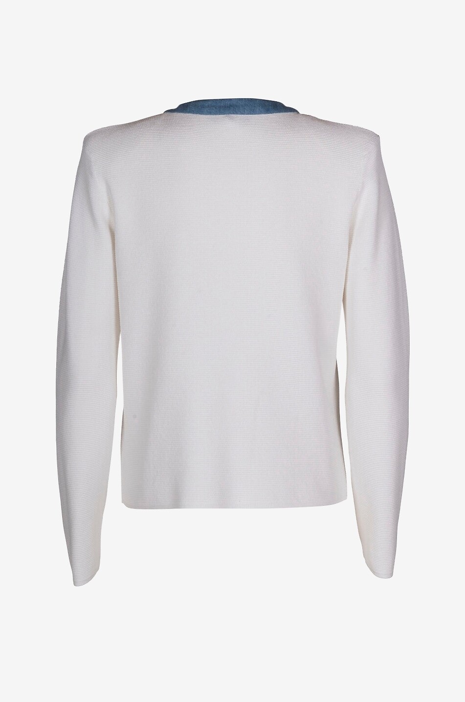 LUISA SPAGNOLI Cardigan mit Rundhalsausschnitt aus Strick Capotreno Damen WEISS 2