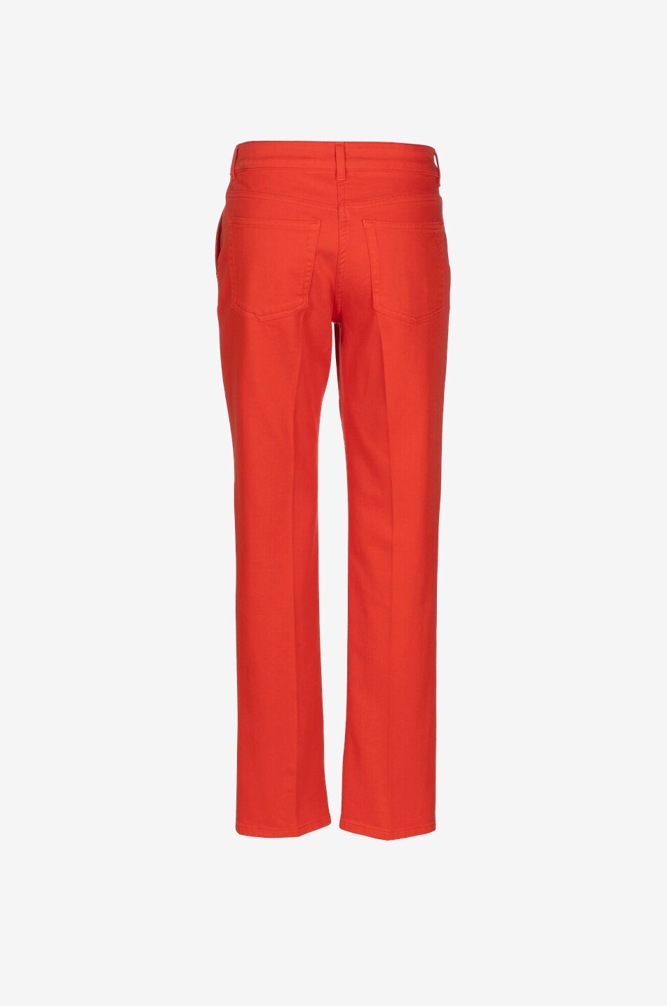 LUISA SPAGNOLI Gerade Hose aus Baumwolldenim Arôme Damen ORANGE 2