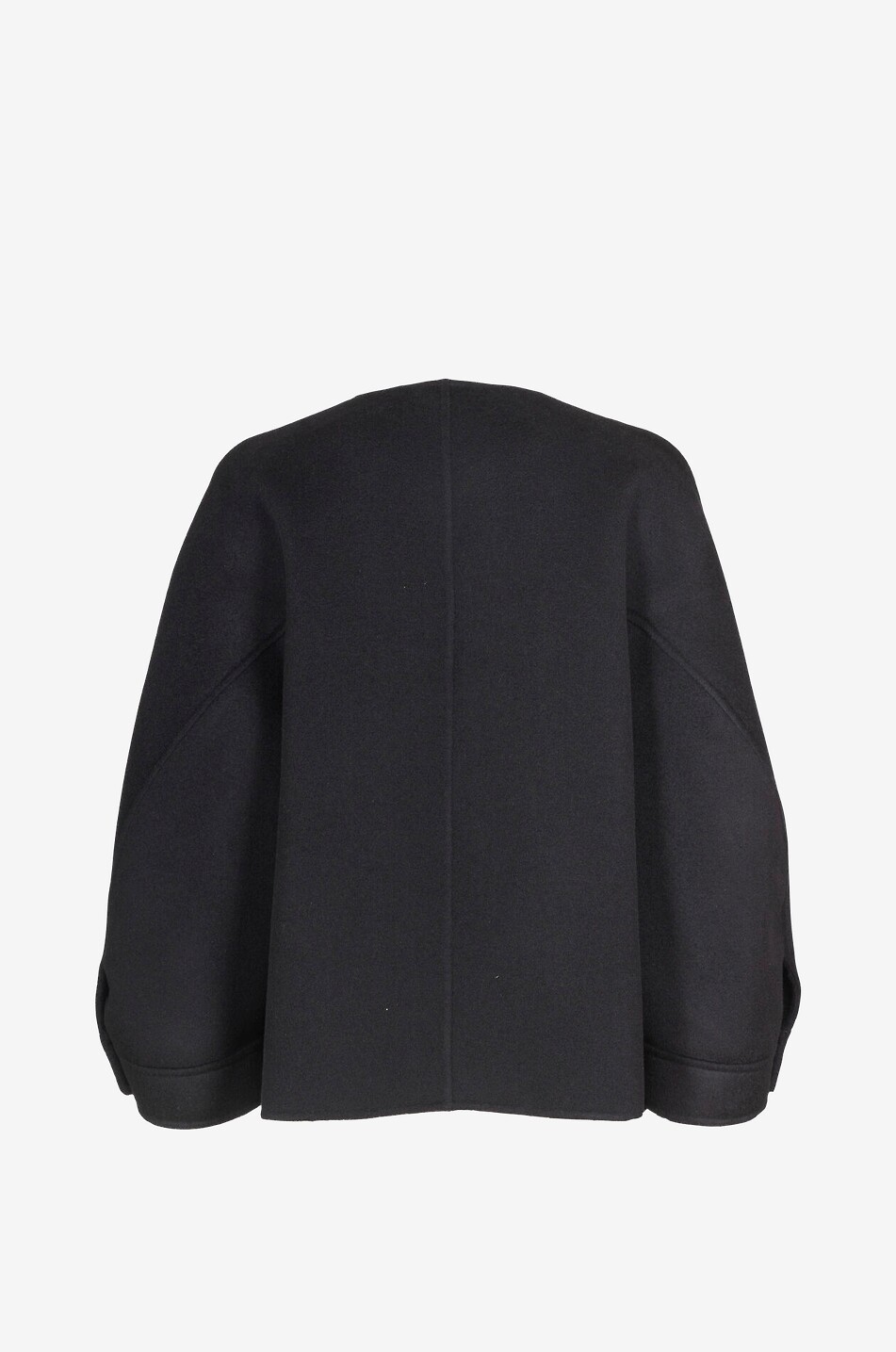 LUISA SPAGNOLI Veste caban en laine feutrée Vigilante Femme NOIR 2