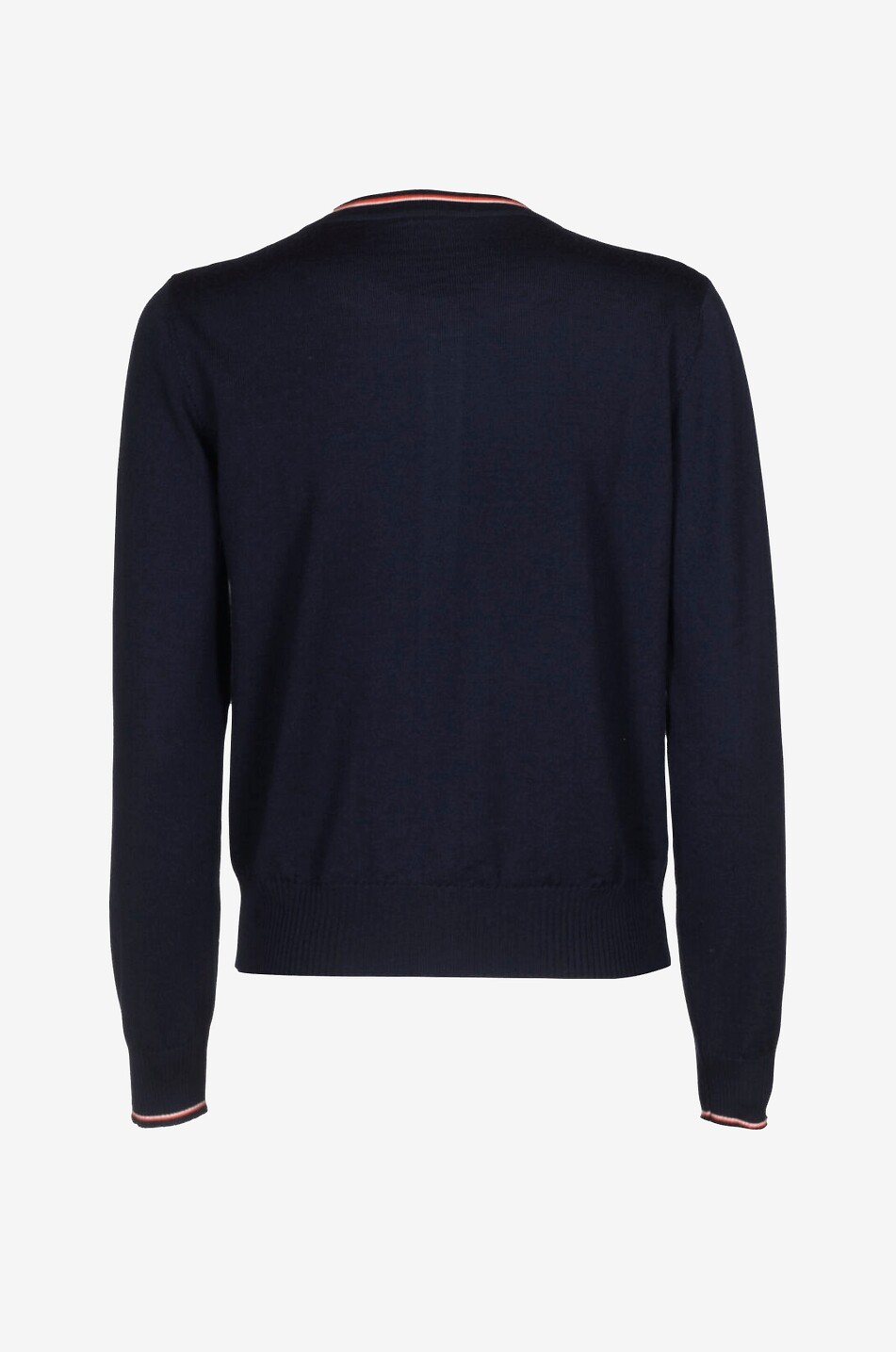 LUISA SPAGNOLI Feiner geknöpfter Cardigan mit Rundhalsausschnitt aus Schurwolle Martorana Damen DUNKELBLAU 2