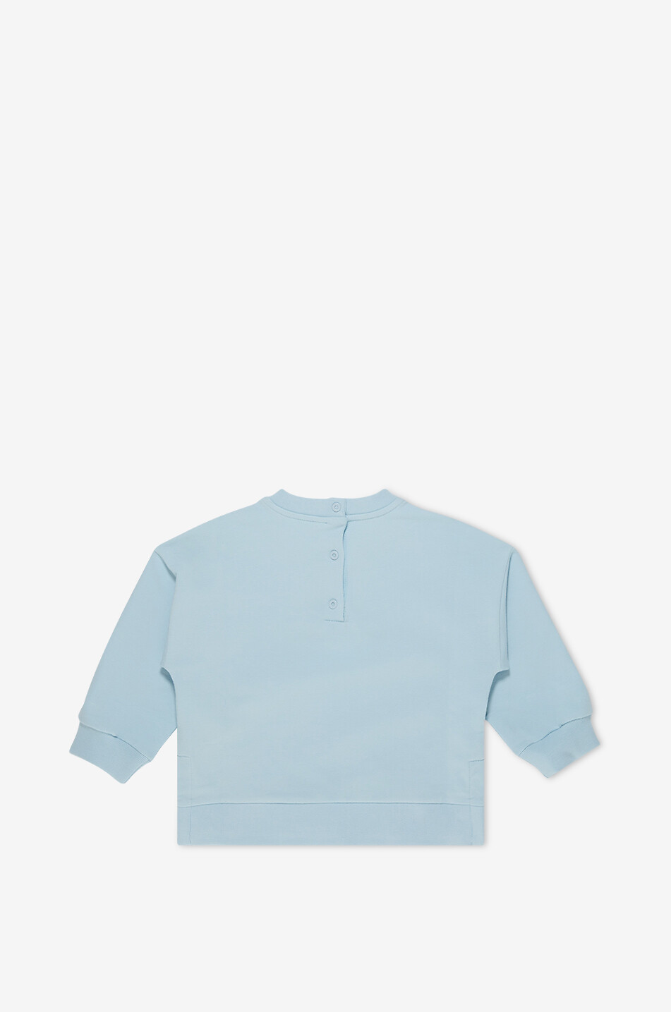 FENDI Sweat-shirt à col rond bébé Fendi Roma Bébé BLEU CLAIR 2