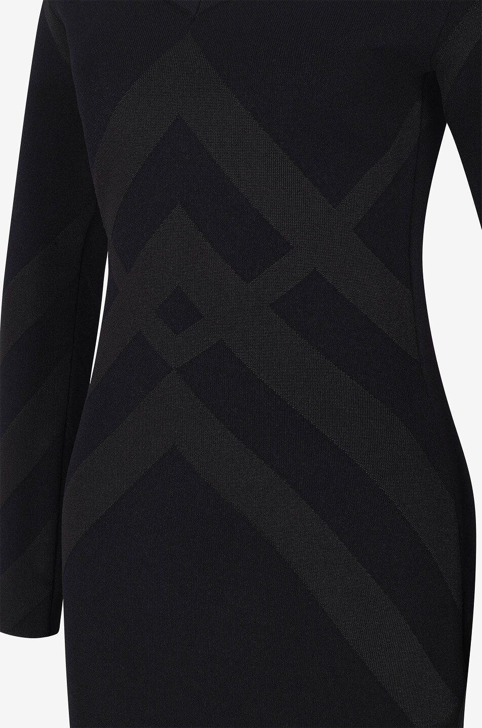 BURBERRY Orietta knit sheath dress Women BLACK 3