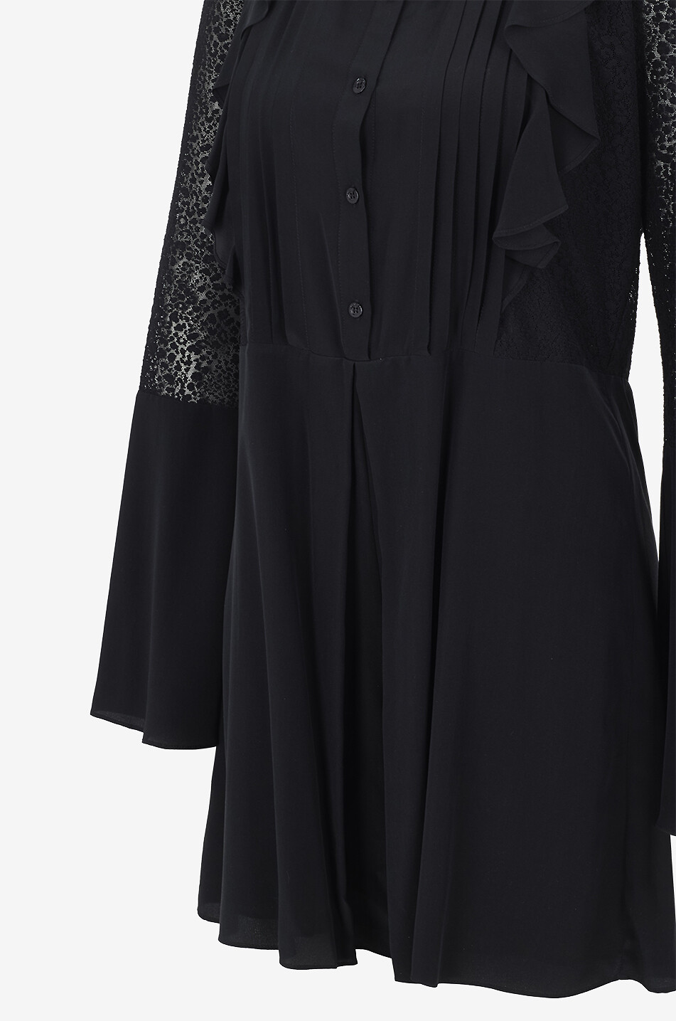 SEE BY CHLOE Lace and silk rompers Women BLACK 3