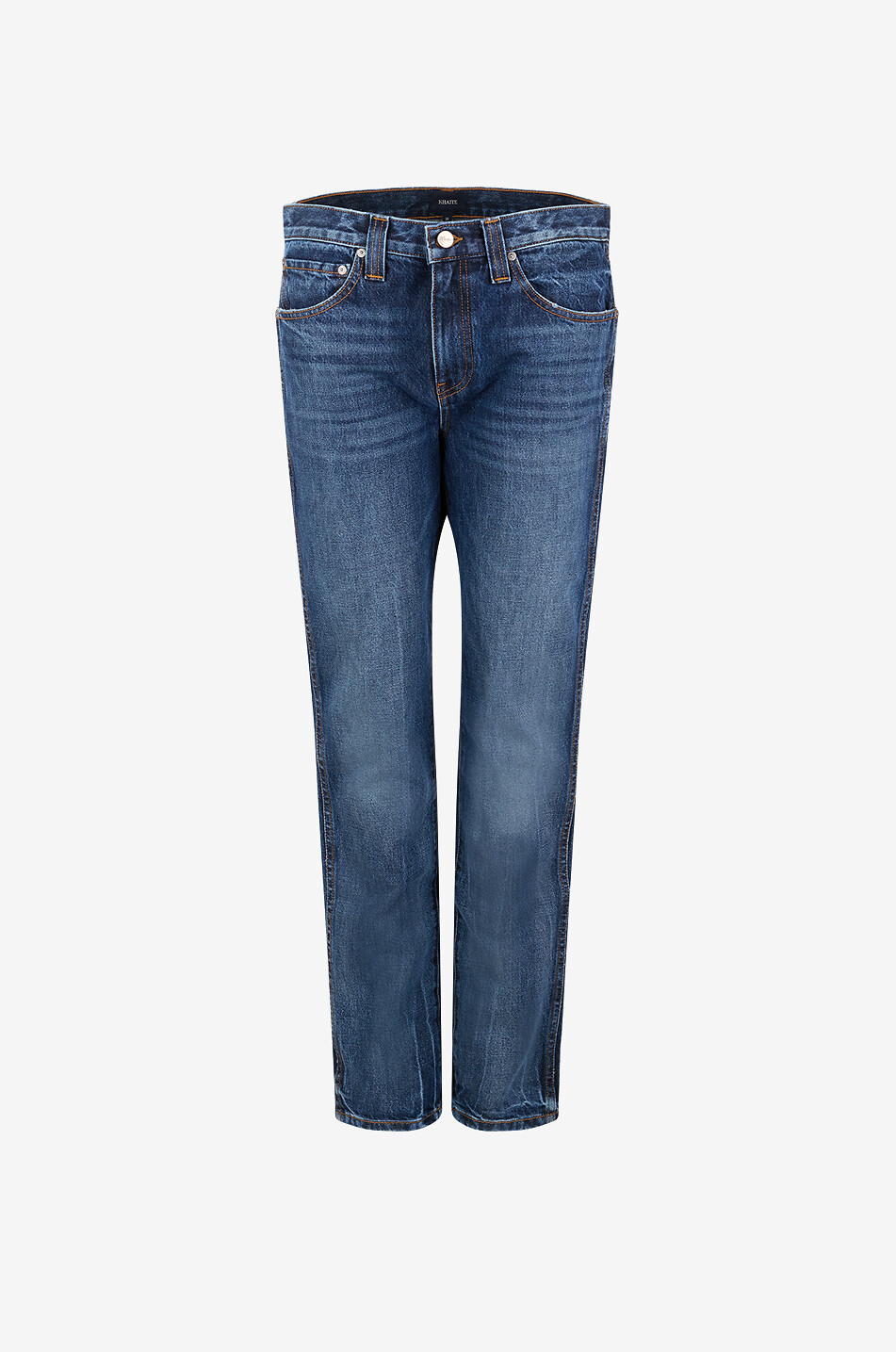 KHAITE Gerade Jeans aus Denim Farley Lykens Damen BLAU 1