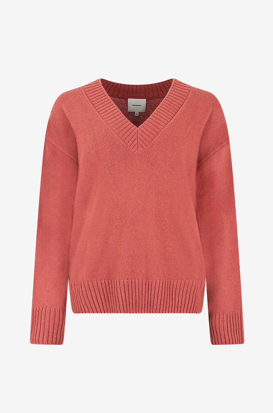 Jadey oversized cashmere and wool V-neck jumper