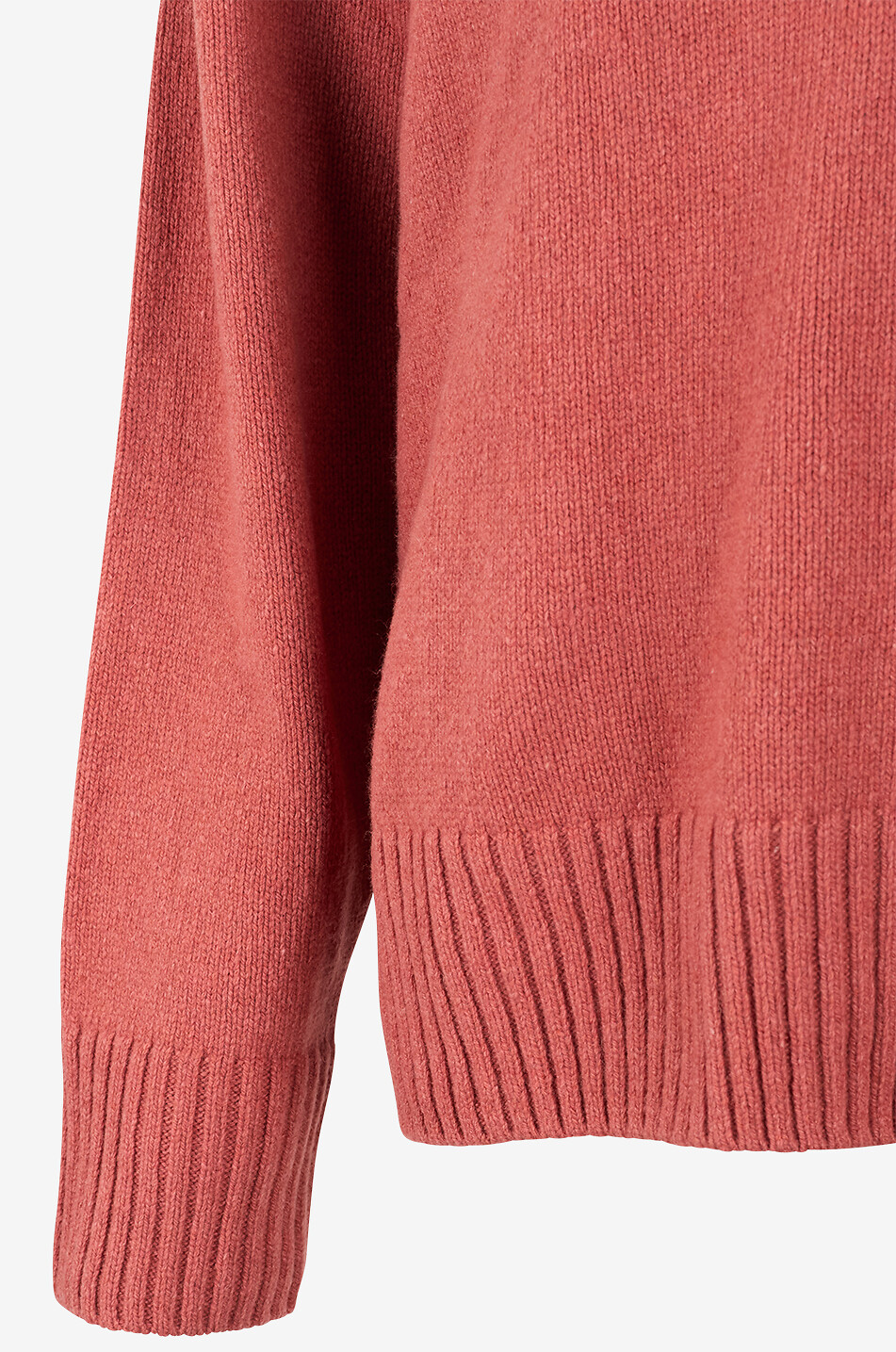 REFORMATION Jadey oversized cashmere and wool V-neck jumper Women DARK PINK 7