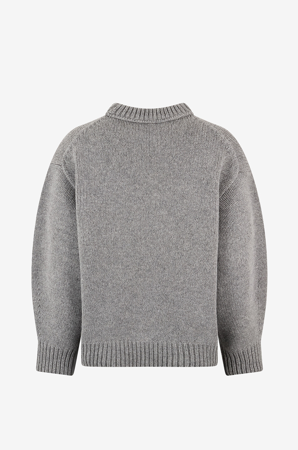 REFORMATION Jo oversized merino wool crewneck jumper Women GREY 2
