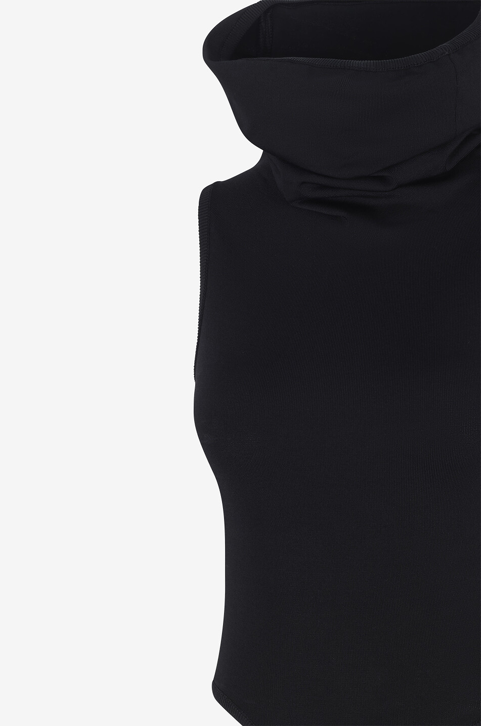 ALAÏA Show high-neck sleeveless jersey bodysuit Women BLACK 3