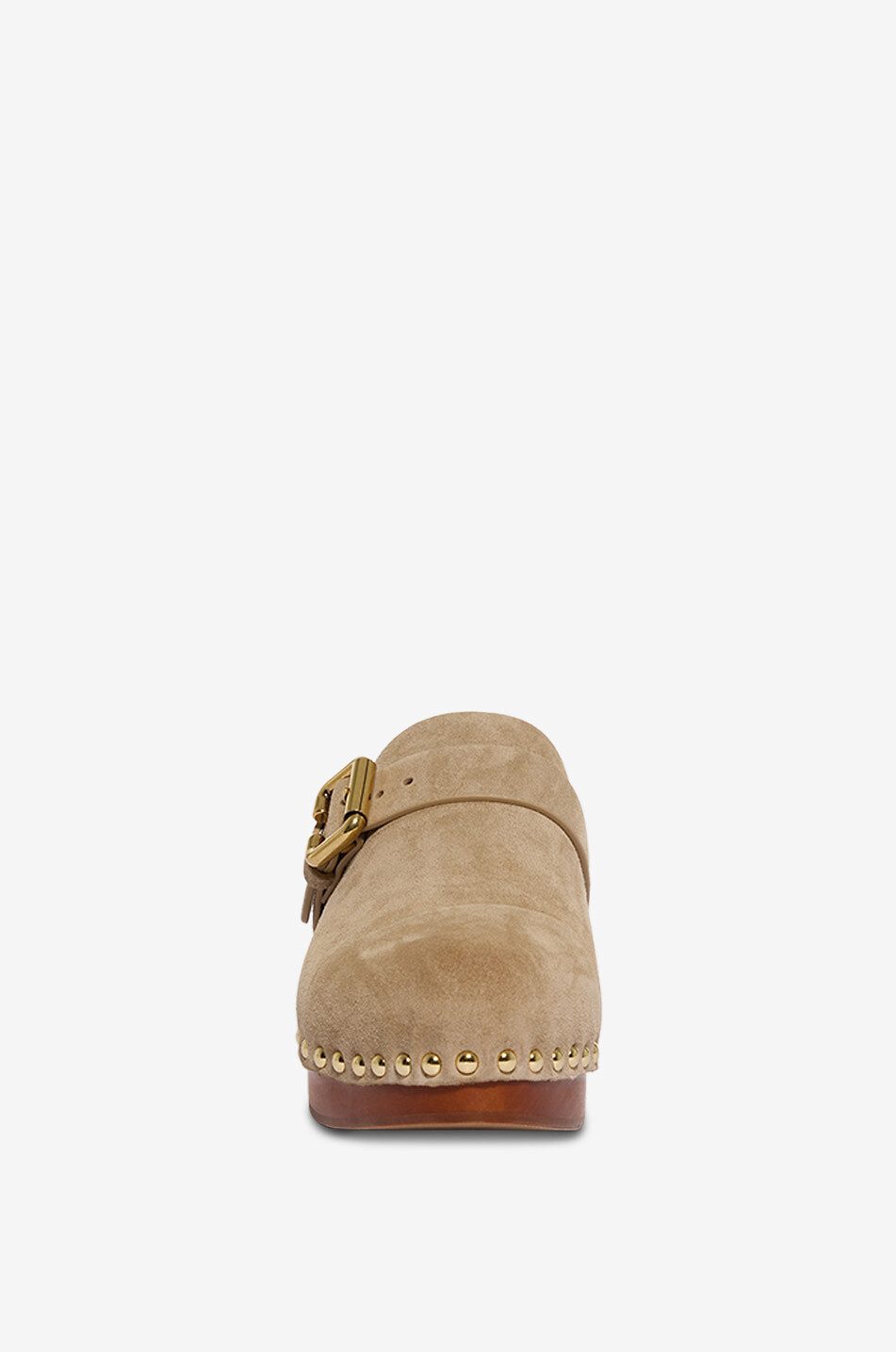 CHLOE Jeannette 30 suede clogs Women LIGHT BROWN 2