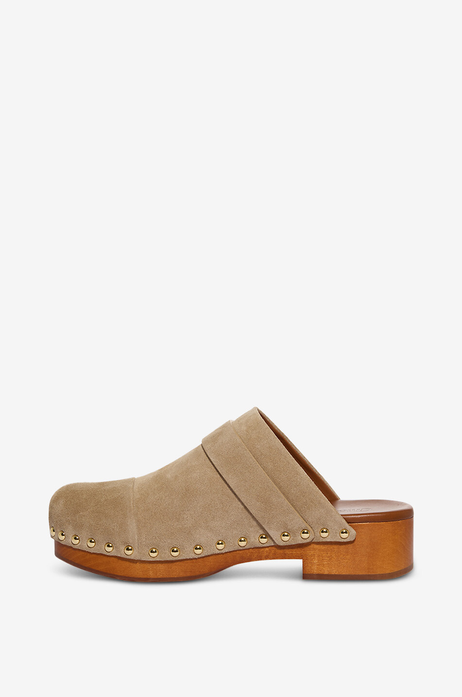 CHLOE Jeannette 30 suede clogs Women LIGHT BROWN 3