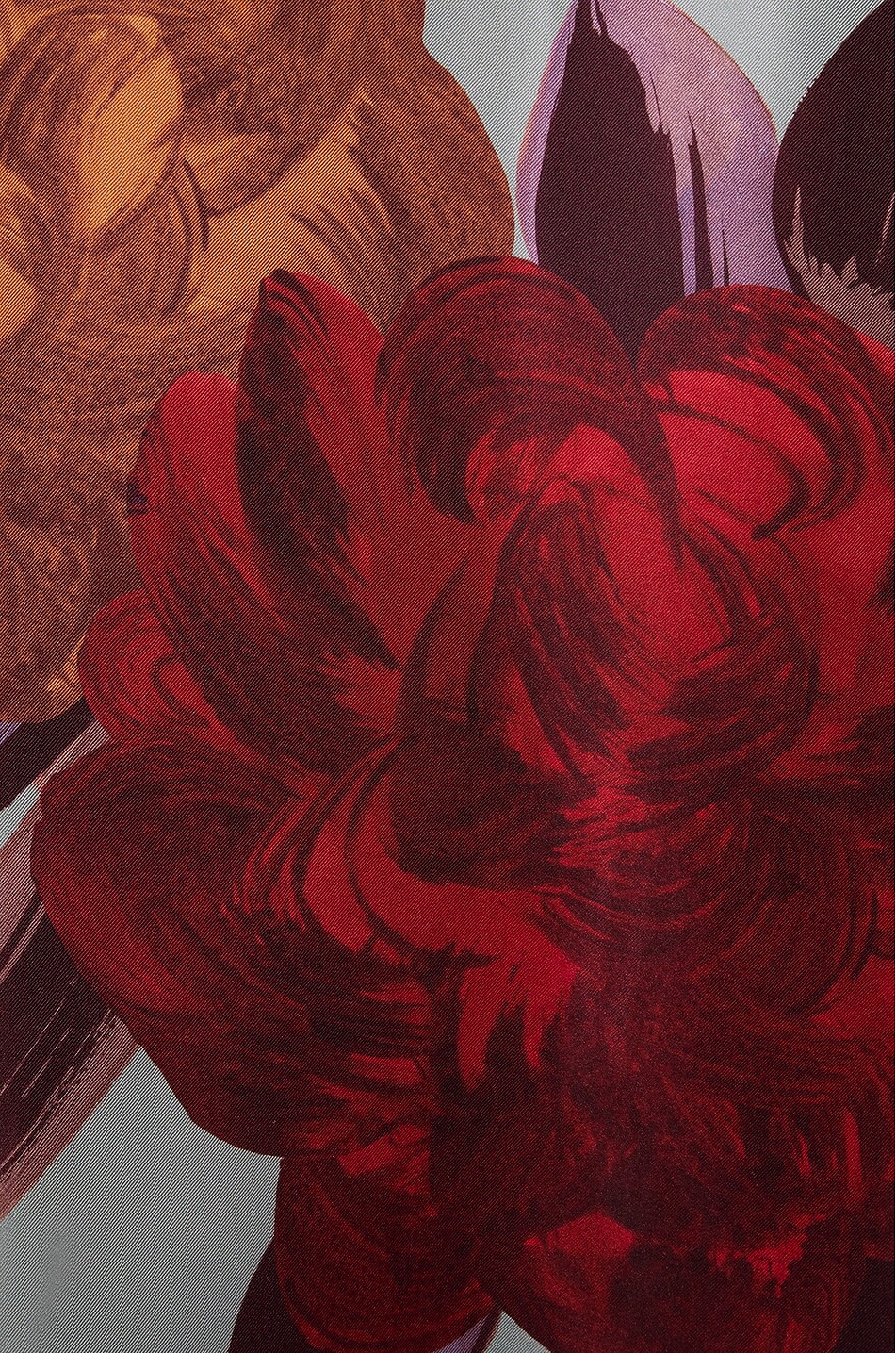 LA DOUBLEJ Robe longue en sergé à motif fantaisie Magnifico Femme BLEU CLAIR 8