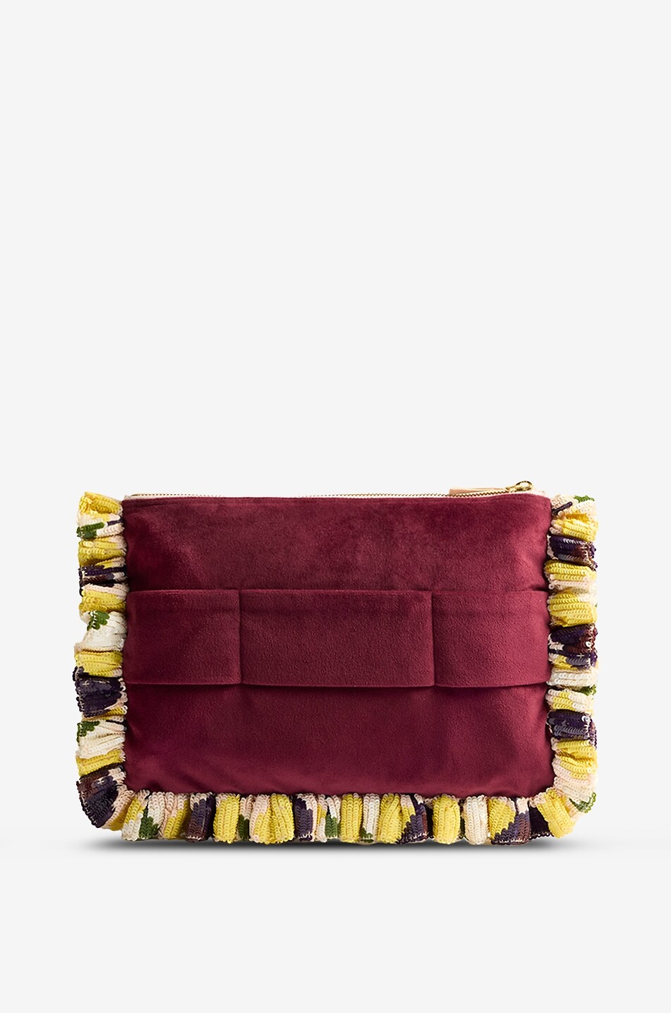 LA DOUBLEJ Pochette à sequins et volants Hand Pochette Farfalla Femme MULTICOLORE 2