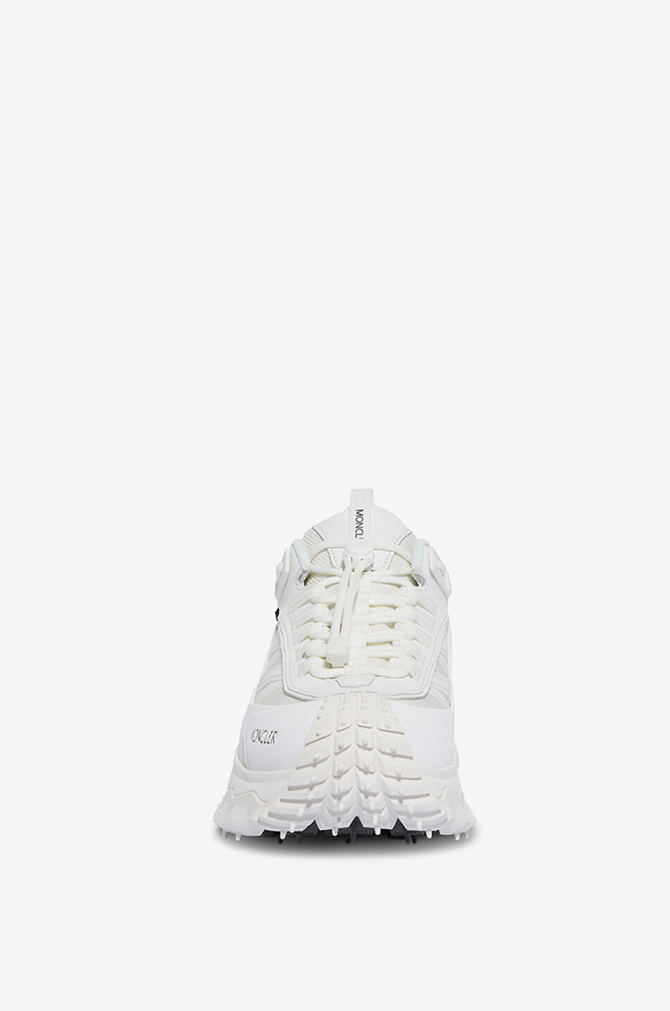 MONCLER Niedrige Schnürsneakers aus Mesh und Leder Trailgrip GTX Damen WEISS 2