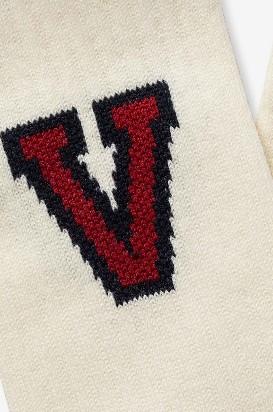 ROYALTIES Chaussettes de tennis en coton Jake V Homme BLANC CASSE 2