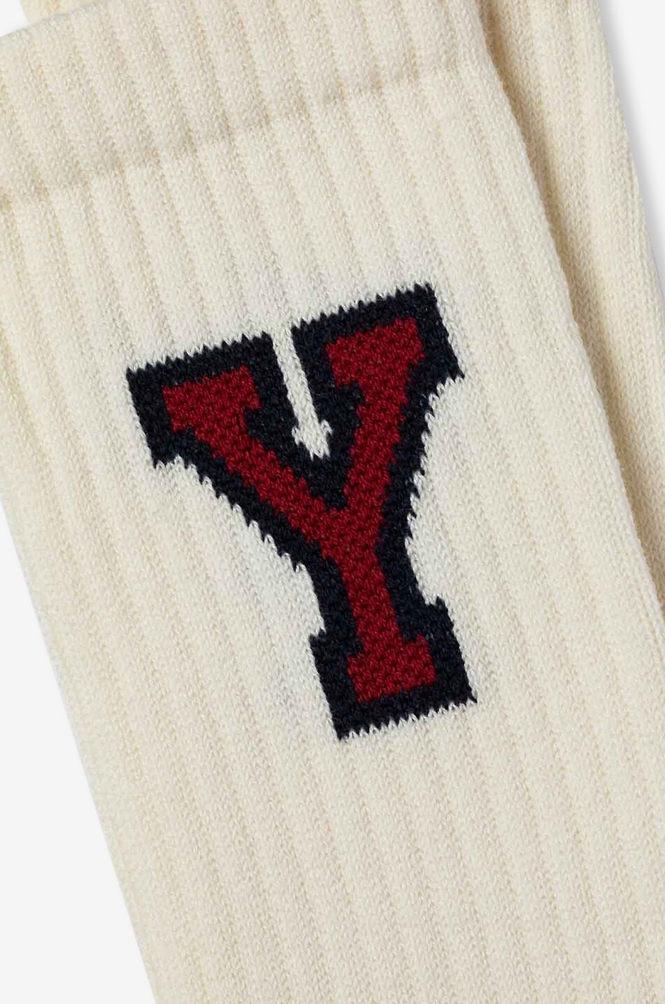 ROYALTIES Chaussettes de tennis en coton Jake Y Homme BLANC CASSE 2