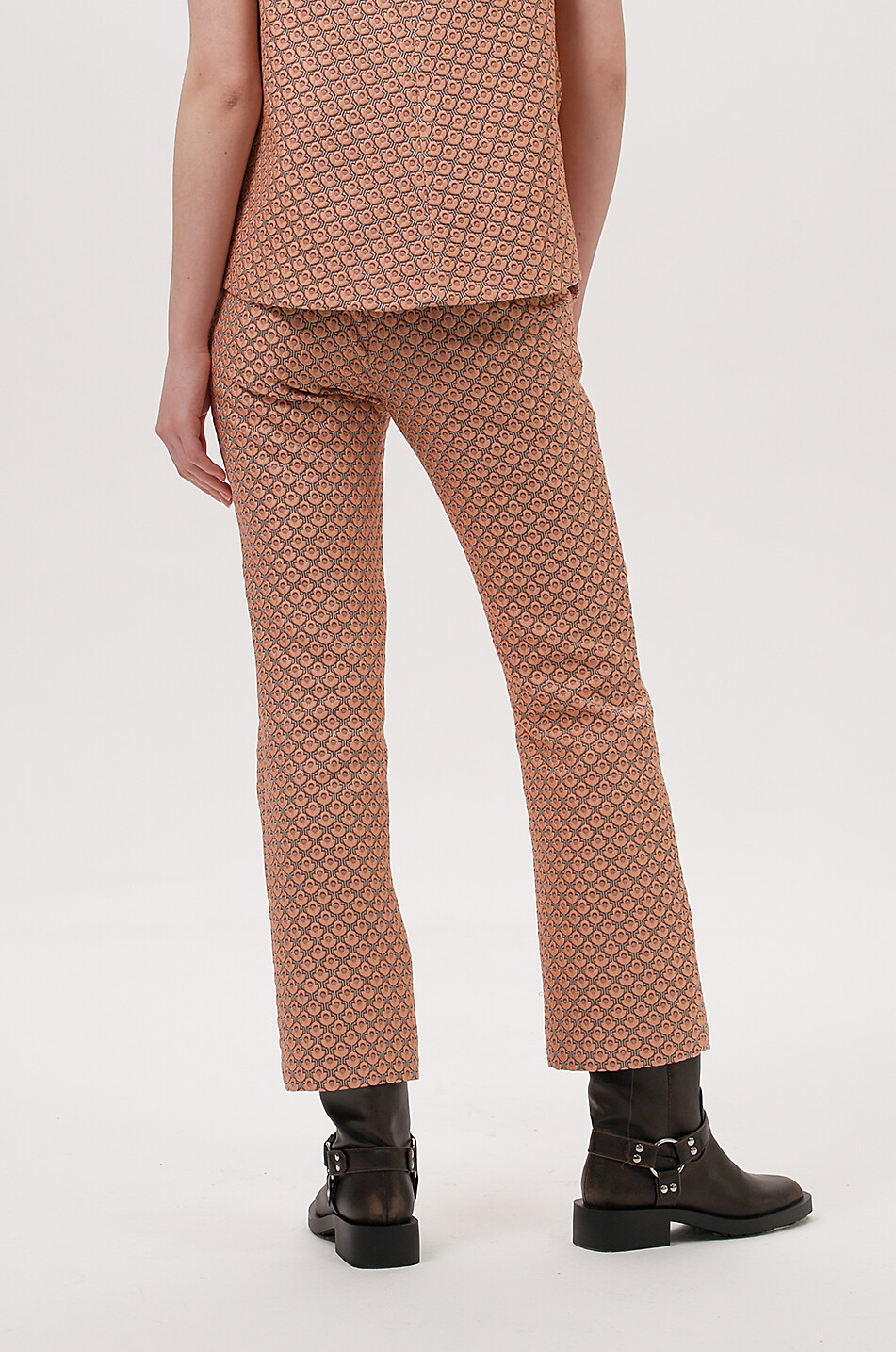 LA DOUBLEJ Zigarettenhose aus Satin-Jacquard Fantaisie 24/7 Damen BUNT 4