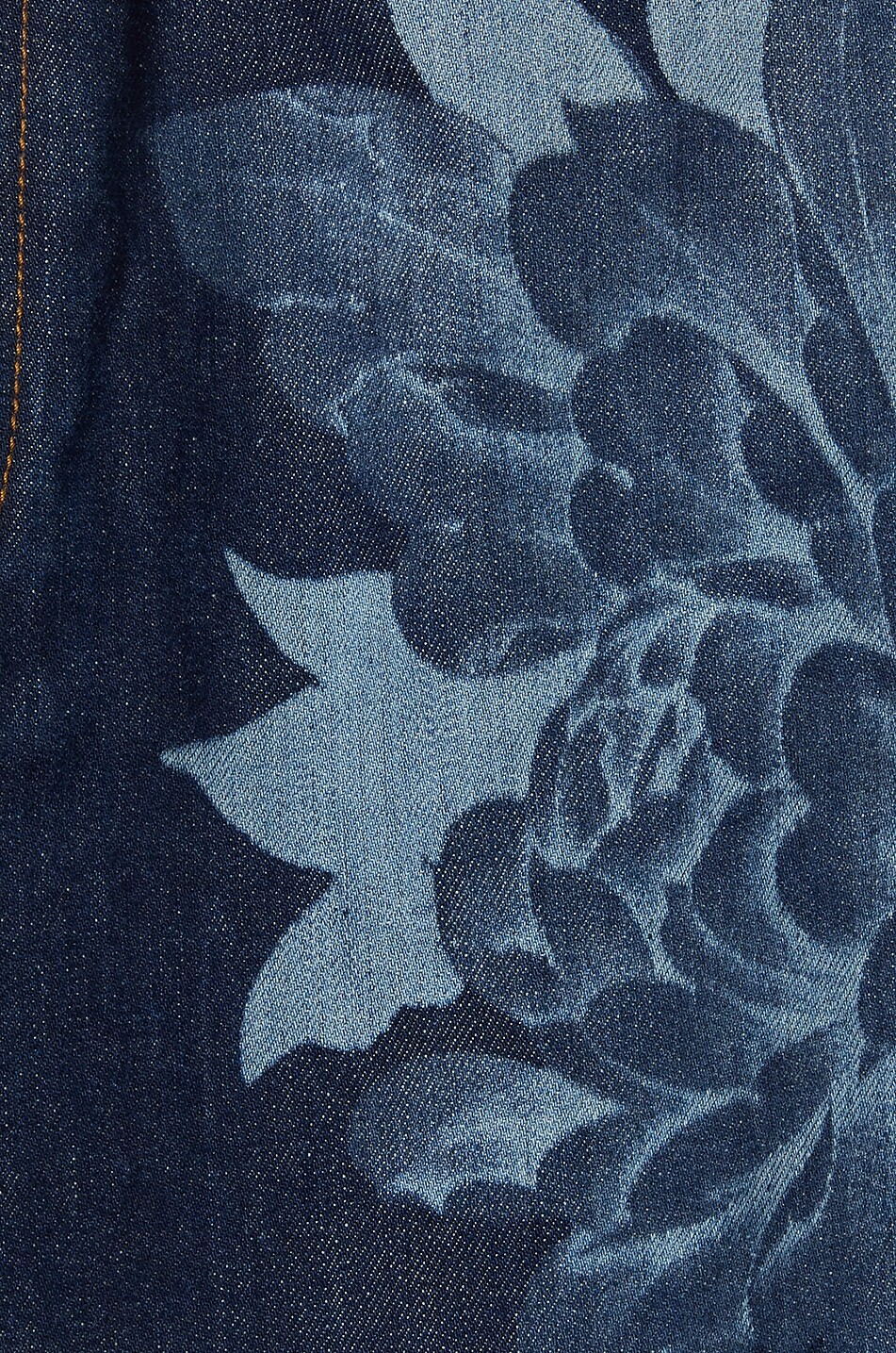 LA DOUBLEJ Straight-leg floral denim jeans Women BLUE 3