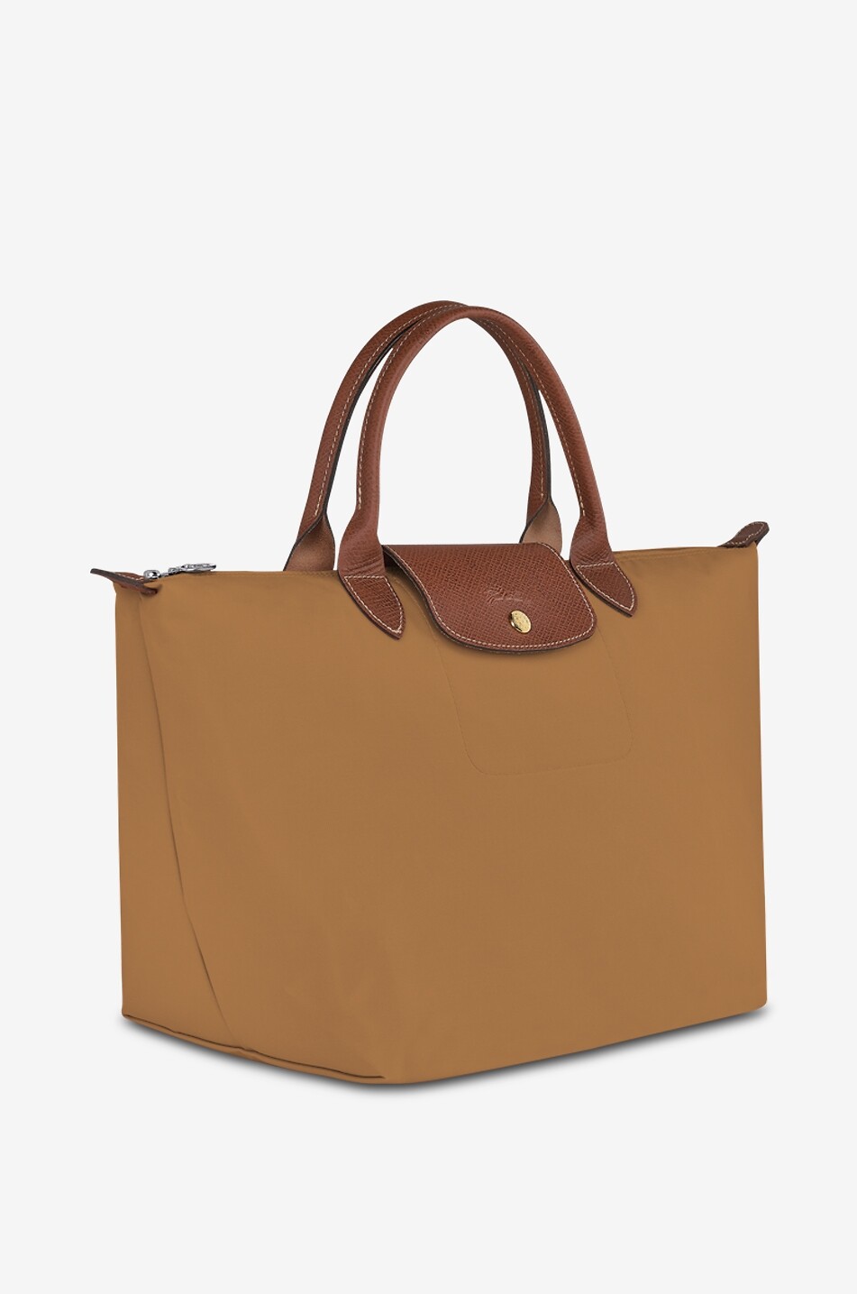 LONGCHAMP Sac à main en toile Le Pliage Original M Femme COGNAC 2