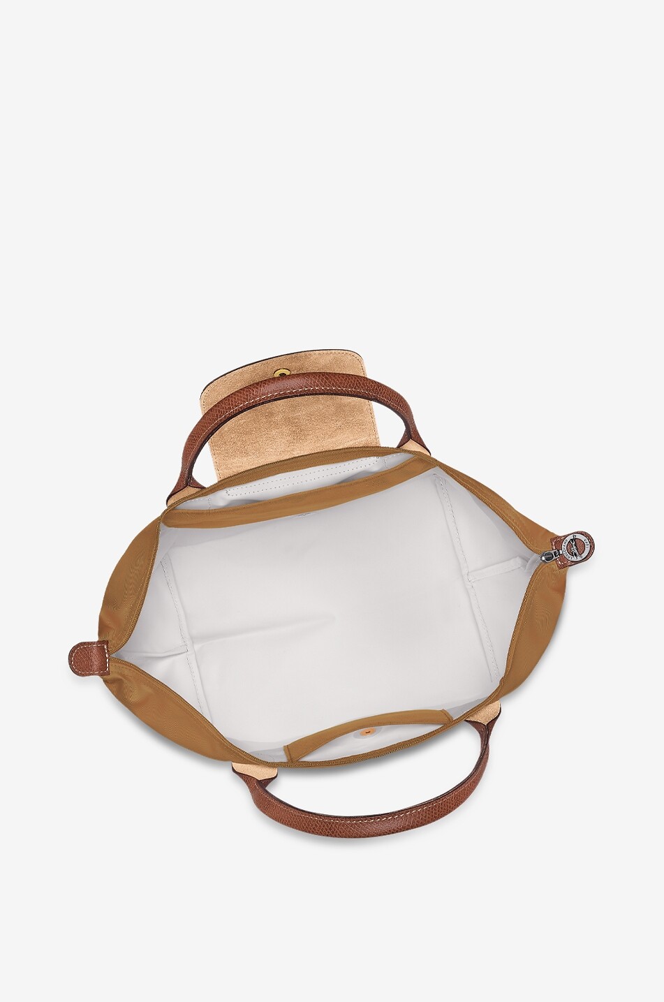 LONGCHAMP Sac à main en toile Le Pliage Original M Femme COGNAC 6