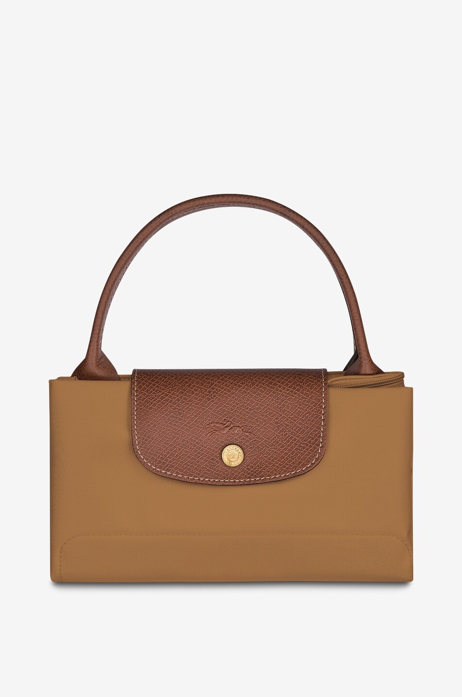LONGCHAMP Sac à main en toile Le Pliage Original M Femme COGNAC 4