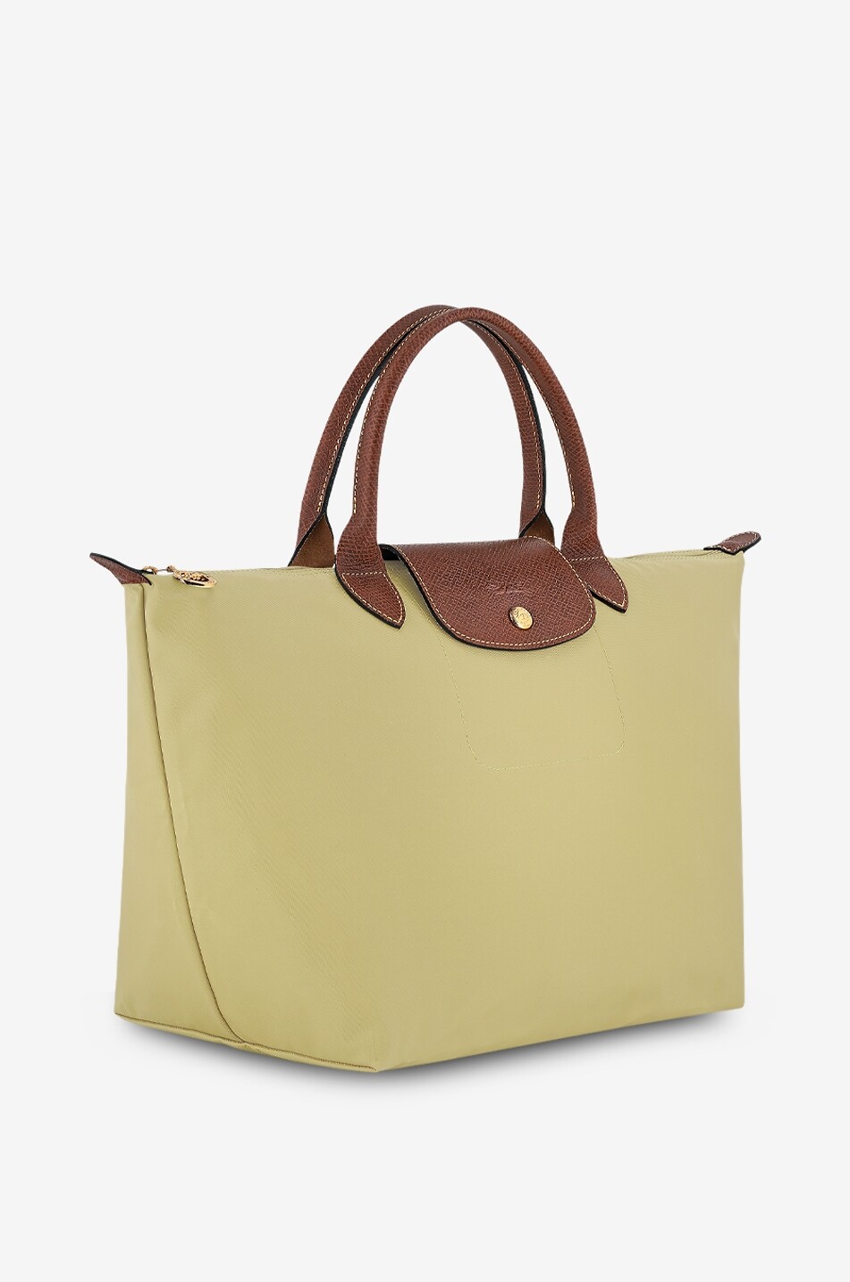 LONGCHAMP Sac à main en toile Le Pliage Original M Femme VERT CLAIR 2