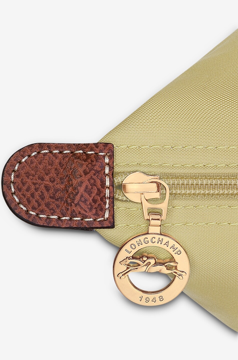 LONGCHAMP Sac à main en toile Le Pliage Original M Femme VERT CLAIR 5