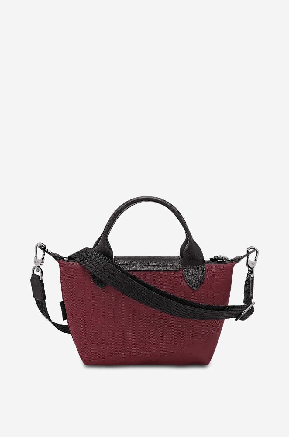 LONGCHAMP Sac à main en toile recyclée Le Pliage XS Energy Femme ROUGE FONCÉ 4