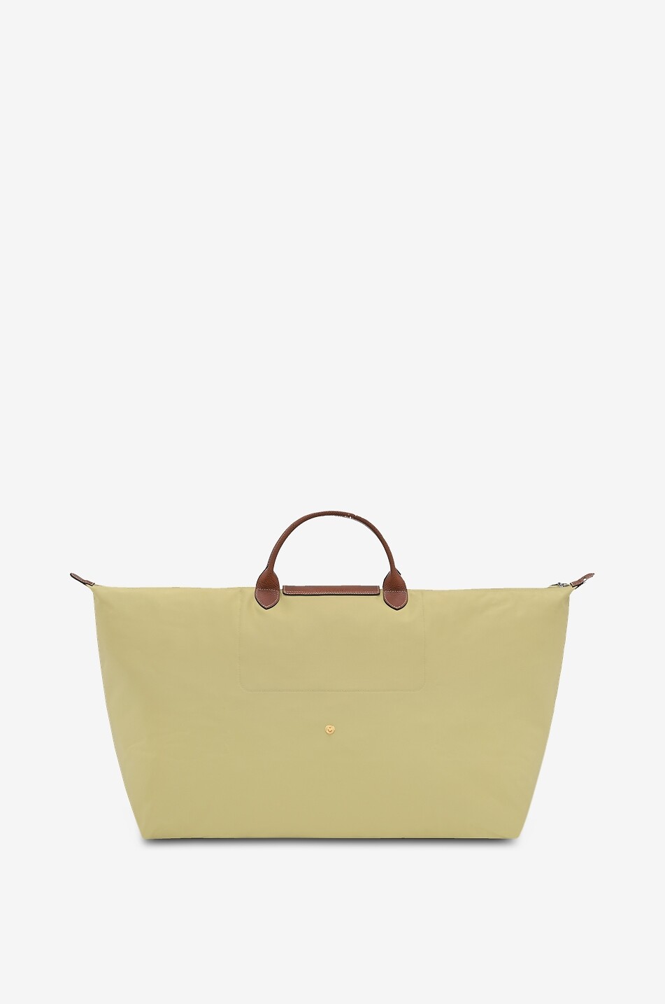 LONGCHAMP Sac de voyage en toile et cuir de Russie Le Pliage Original M Femme VERT CLAIR 3