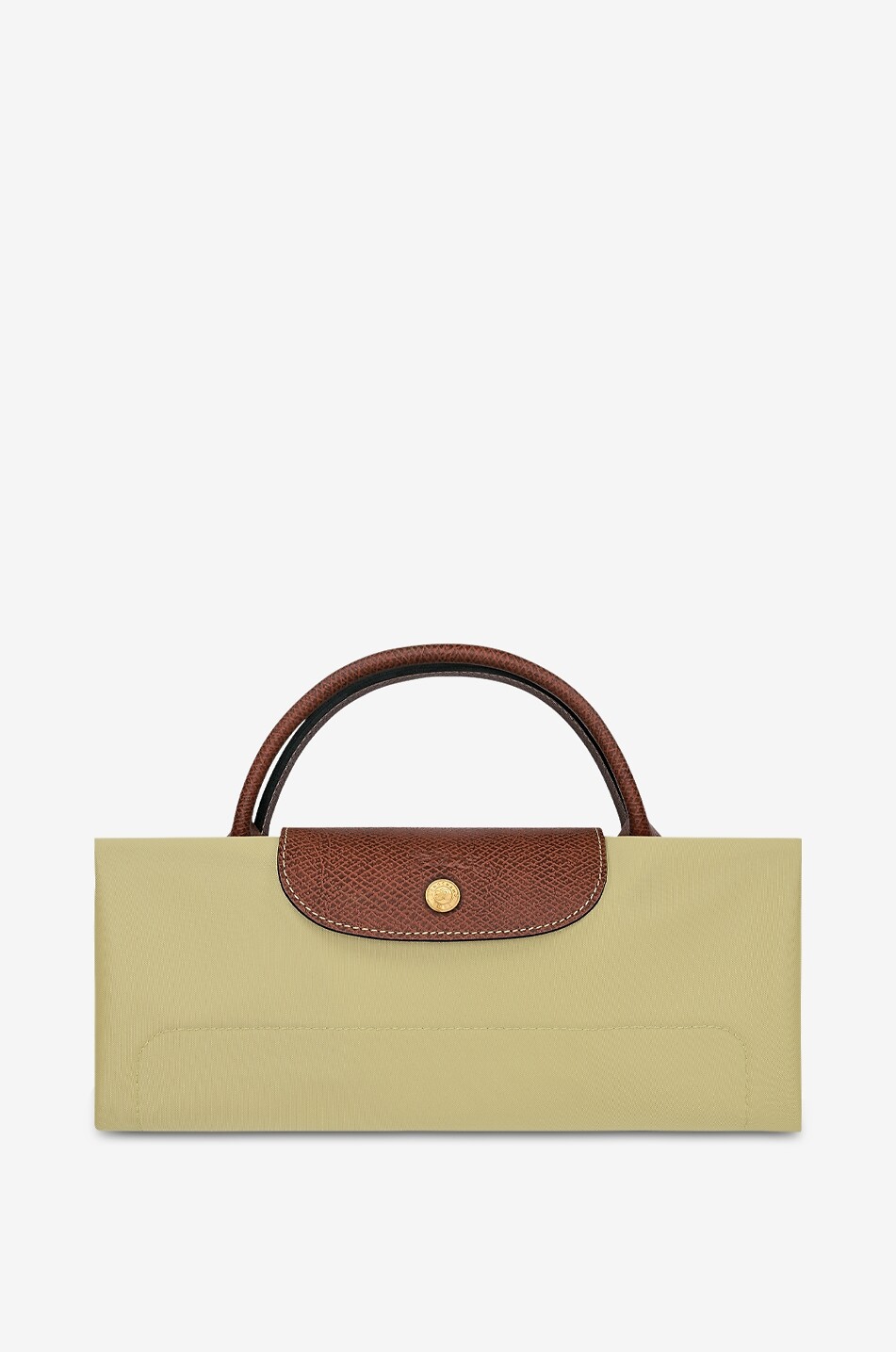 LONGCHAMP Sac de voyage en toile et cuir de Russie Le Pliage Original M Femme VERT CLAIR 6