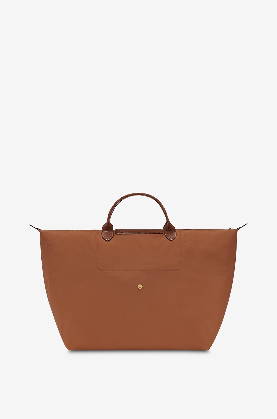 LONGCHAMP Sac de voyage en toile recyclé Le Pliage Original S Femme COGNAC 4