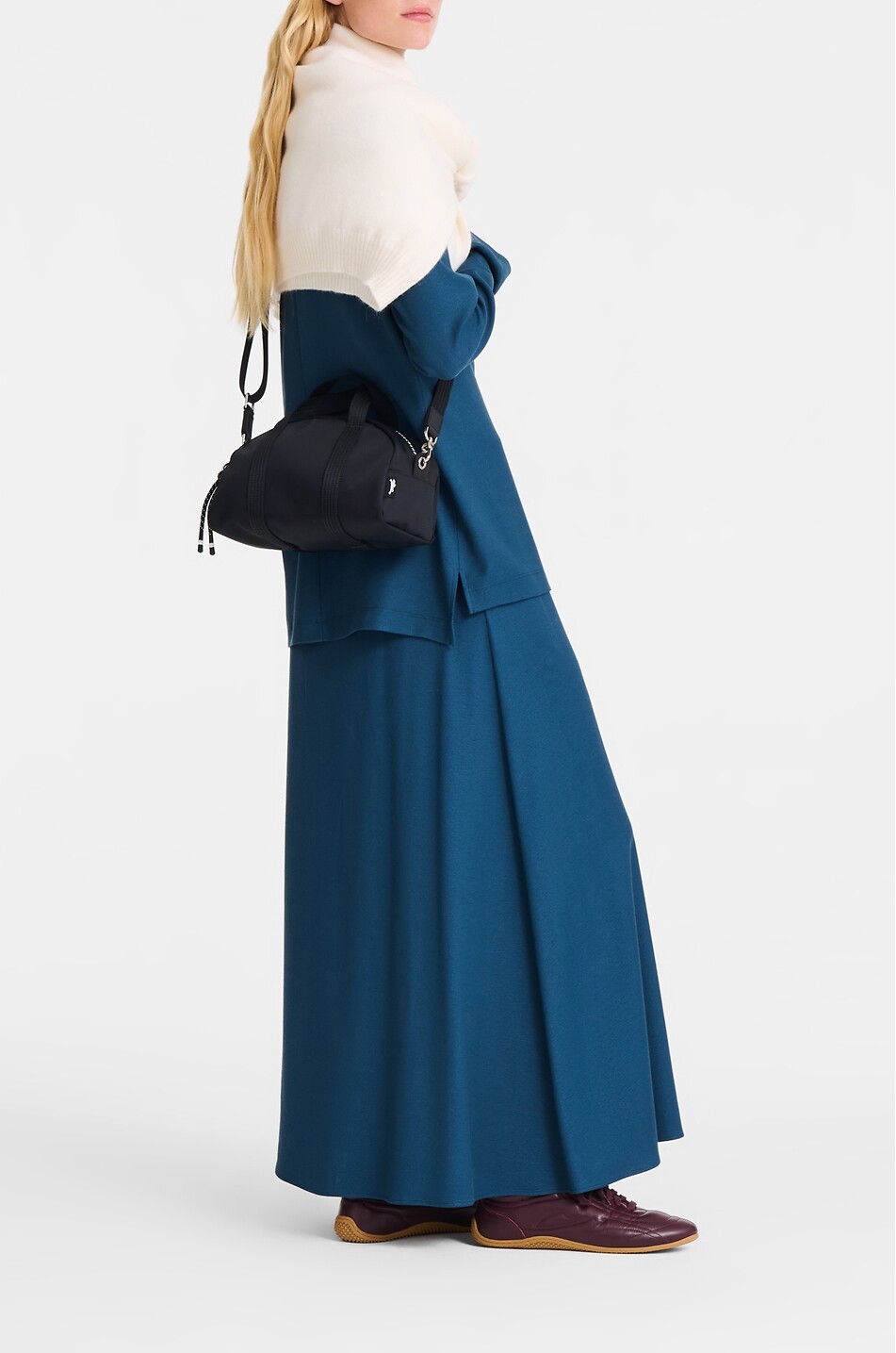 LONGCHAMP Sac à main bowling en toile Le Pliage Energy Femme NOIR 3