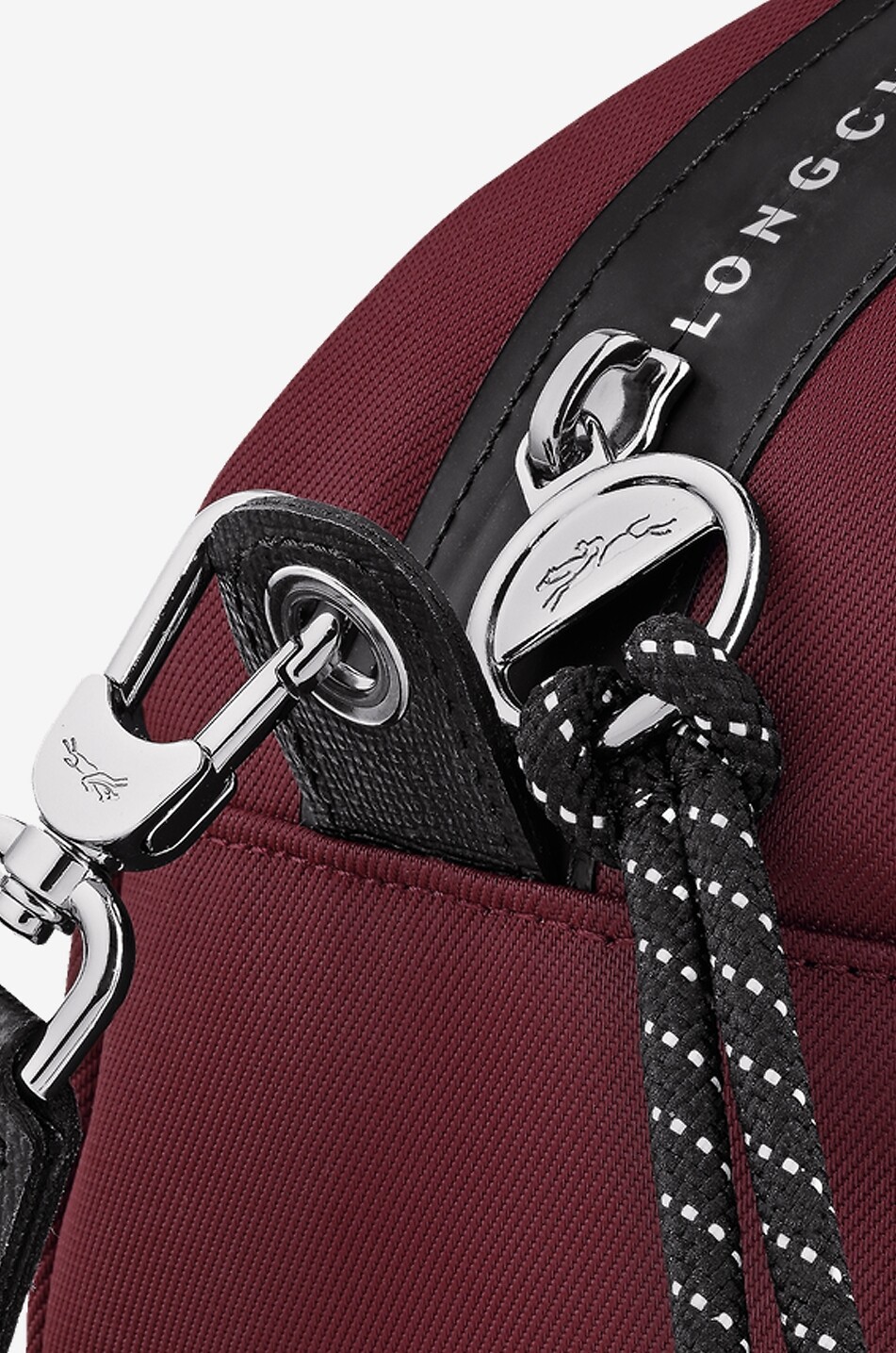 LONGCHAMP Sac à main bowling en toile Le Pliage Energy Femme ROUGE FONCÉ 6