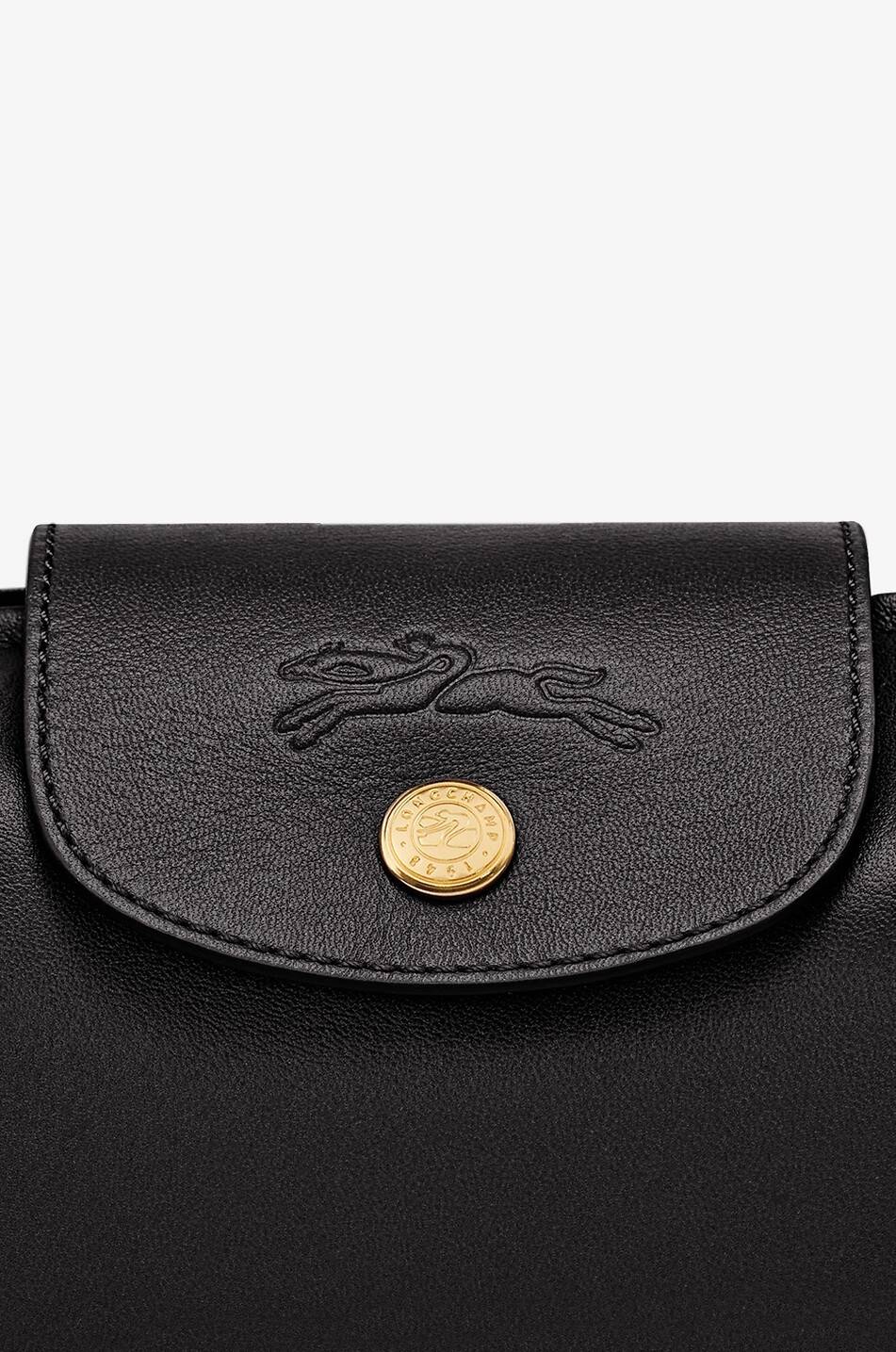LONGCHAMP Le Pliage Xtra smooth leather baguette shoulder bag Women BLACK 6