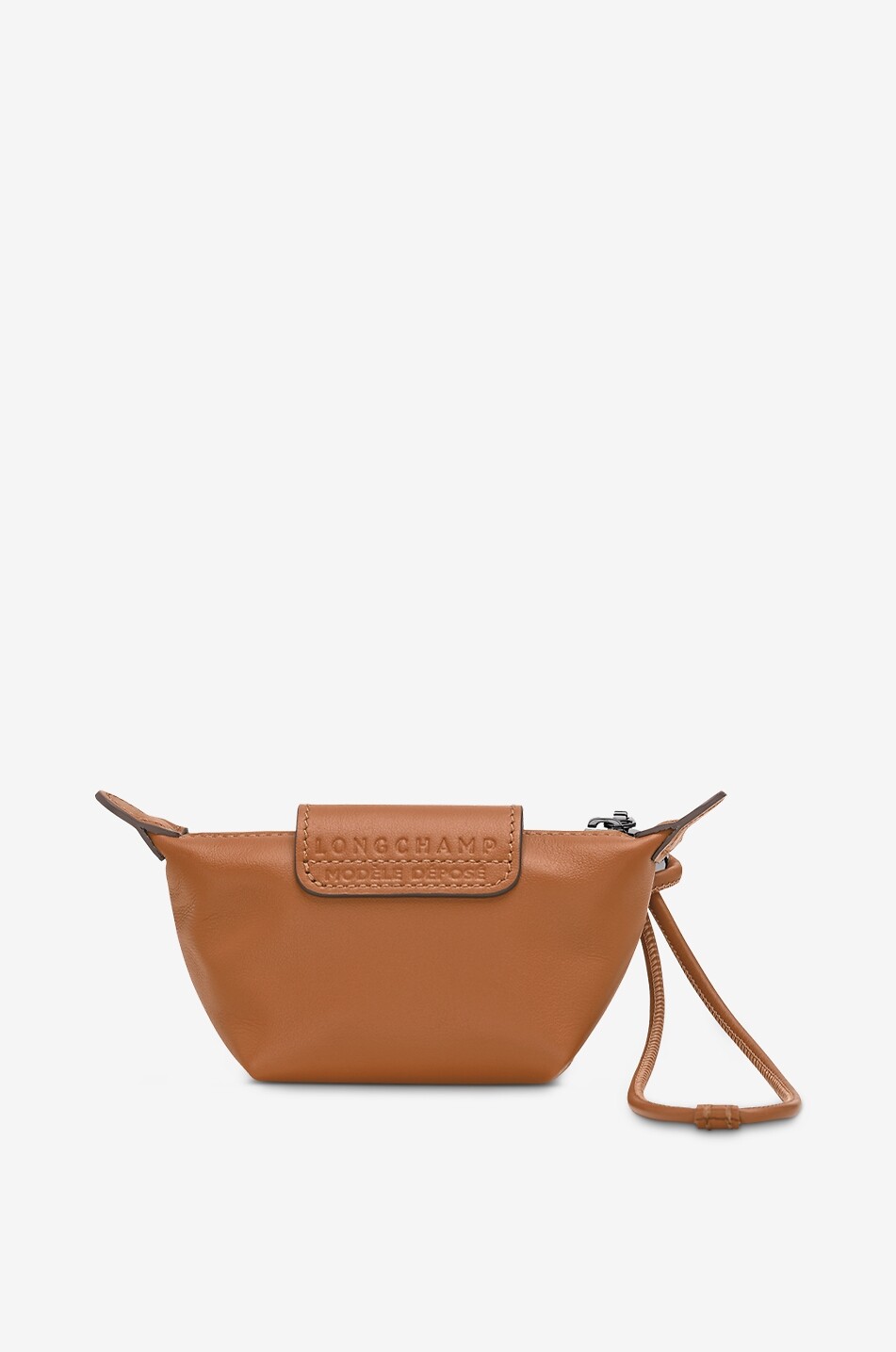 LONGCHAMP Portemonnaie en cuir lisse Le Pliage Xtra Femme MARRON 2