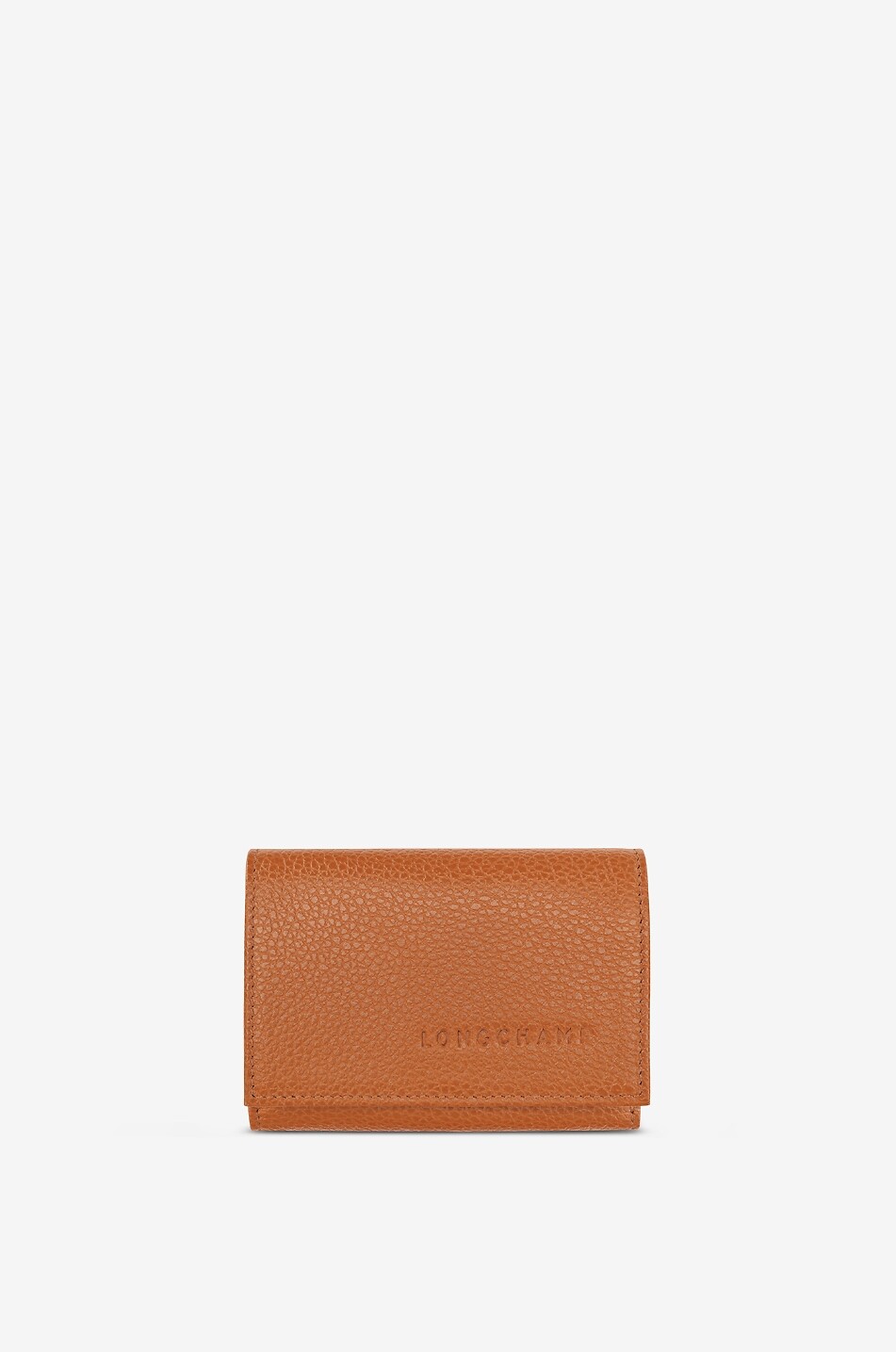 Portefeuille compact en cuir grainé Le Foulonné
