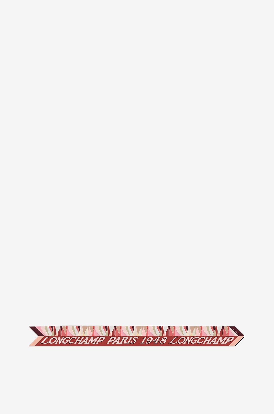 LONGCHAMP En Pleine Vague silk twill ribbon Women BROWN 1