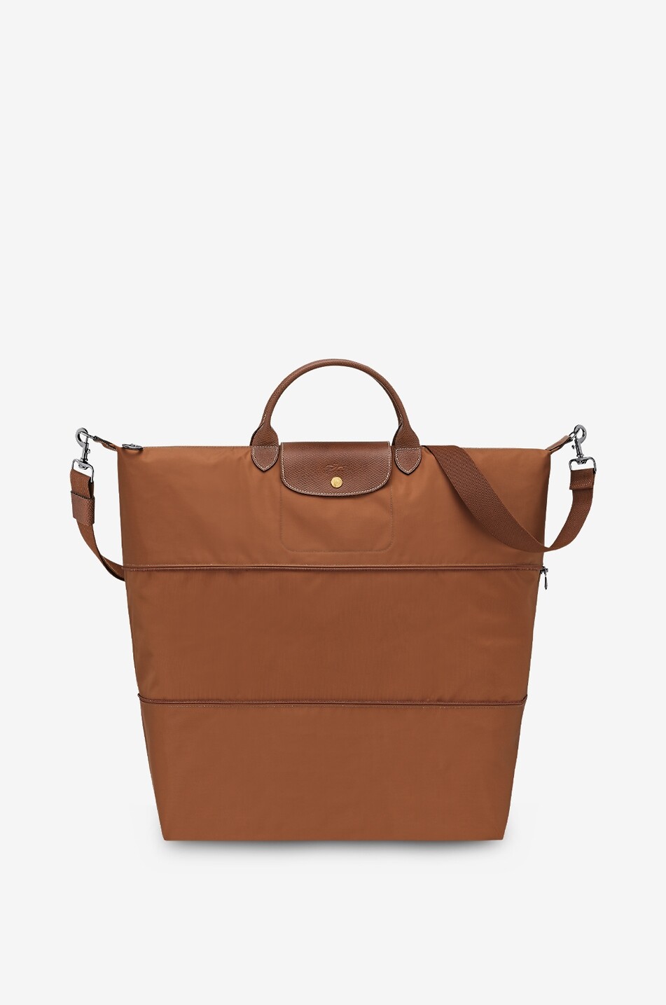 LONGCHAMP Sac de voyage extensible en toile Le Pliage Original Femme COGNAC 1