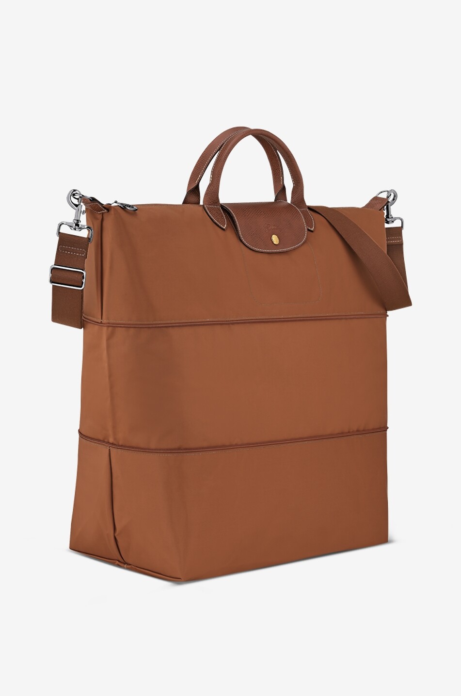 LONGCHAMP Sac de voyage extensible en toile Le Pliage Original Femme COGNAC 2