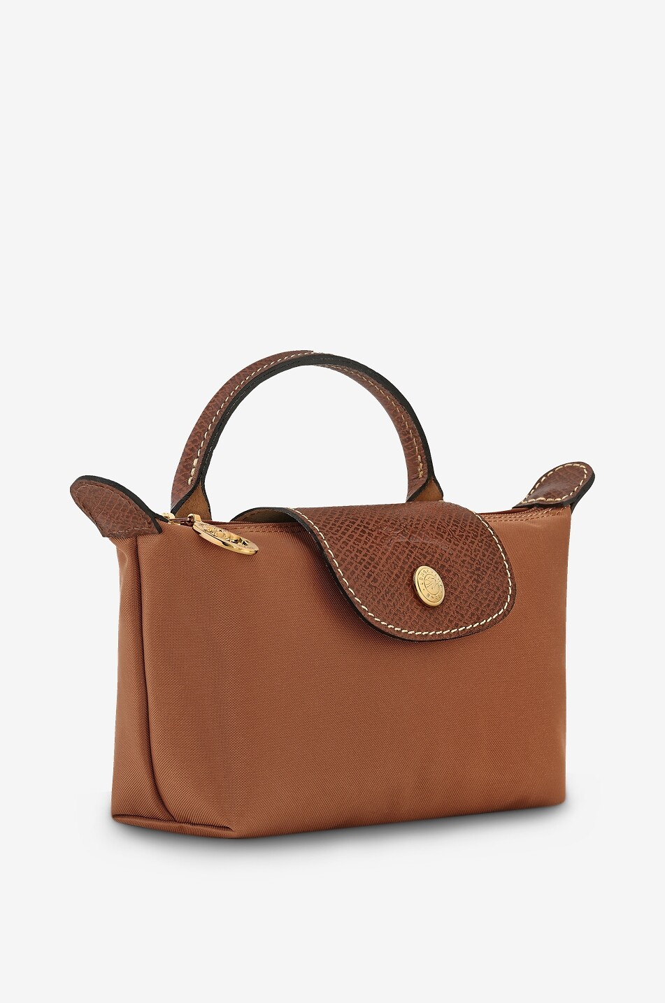 LONGCHAMP Le Pliage Original canvas cosmetic case with top handle Women COGNAC 2