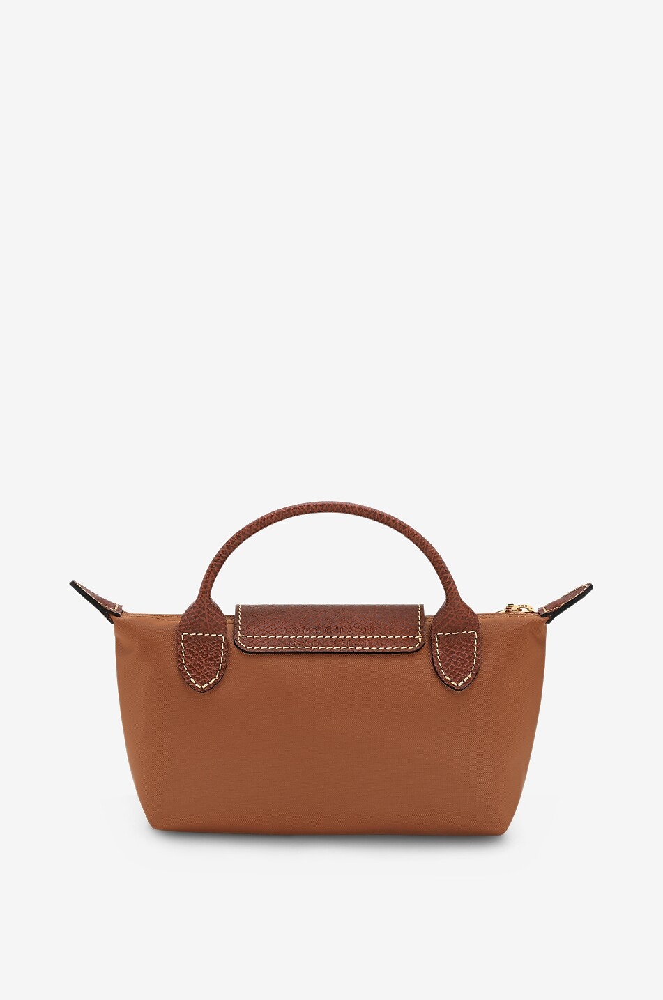 LONGCHAMP Le Pliage Original canvas cosmetic case with top handle Women COGNAC 4