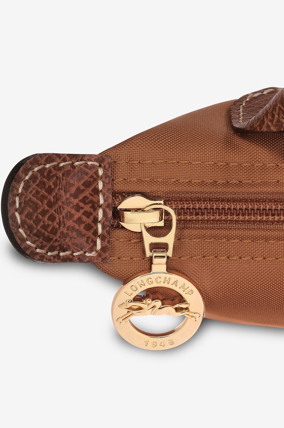 LONGCHAMP Le Pliage Original canvas cosmetic case with top handle Women COGNAC 6