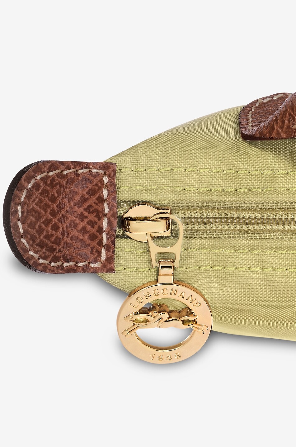 LONGCHAMP Kosmetiktasche aus Canvas mit Henkel Le Pliage Original Damen HELLGRÜN 6
