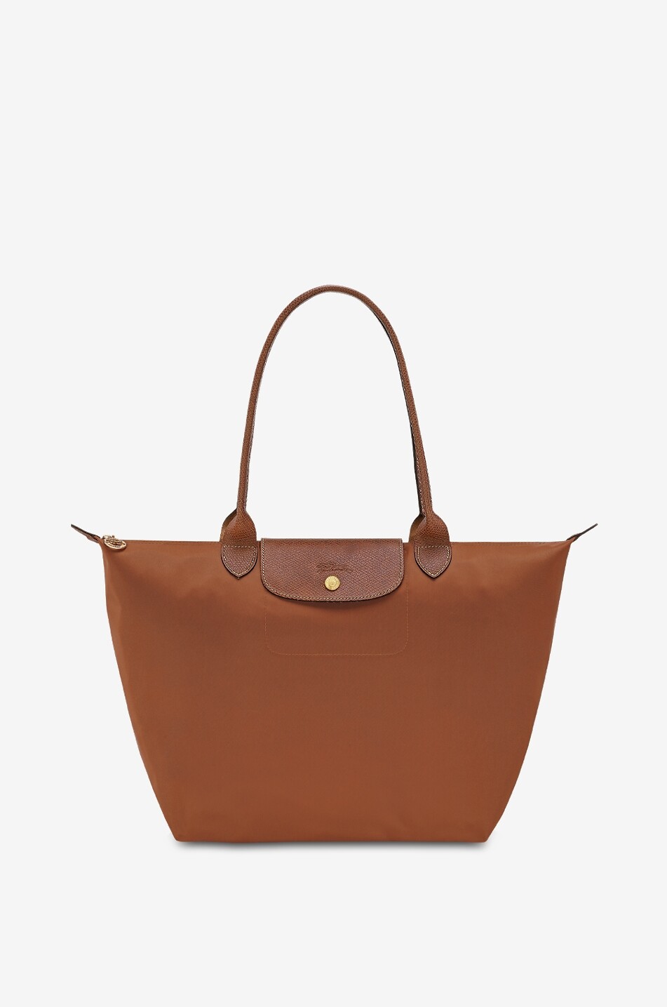 LONGCHAMP Le Pliage Original L coated canvas tote bag Women COGNAC 1