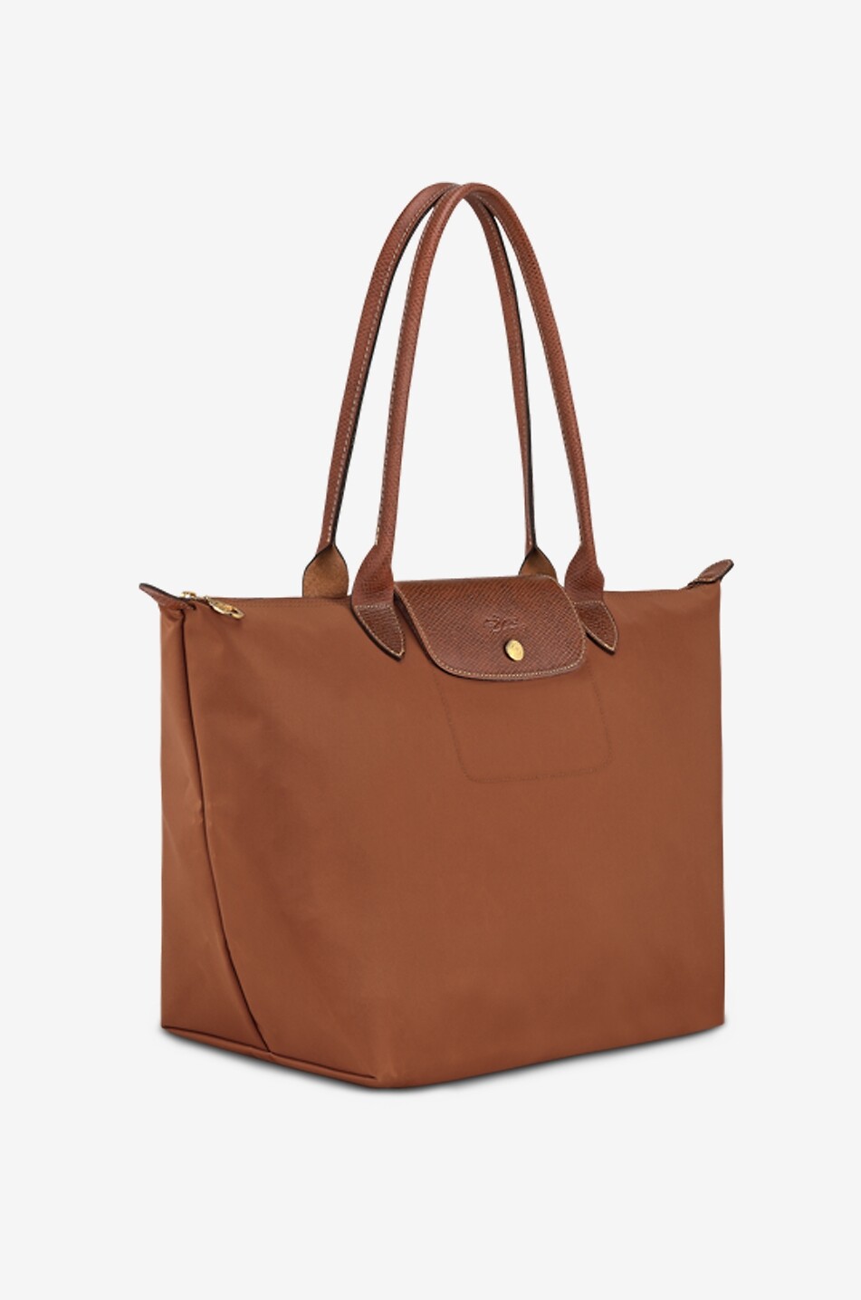 LONGCHAMP Le Pliage Original L coated canvas tote bag Women COGNAC 2