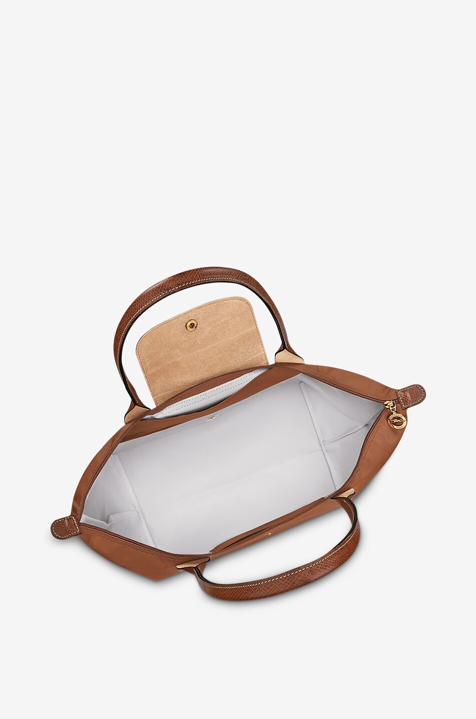 LONGCHAMP Le Pliage Original L coated canvas tote bag Women COGNAC 4