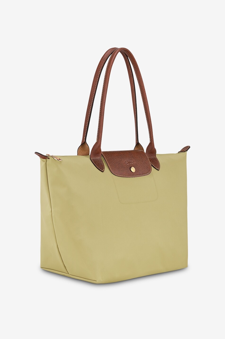 LONGCHAMP Le Pliage Original L coated canvas tote bag Women LIGHT GREEN 2